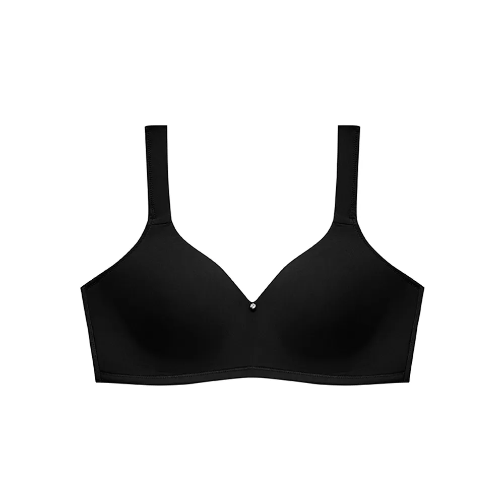 SABINA [2 Pieces] Bra Invisible Wire Collection Soft Doomm SBXH6045BK Black