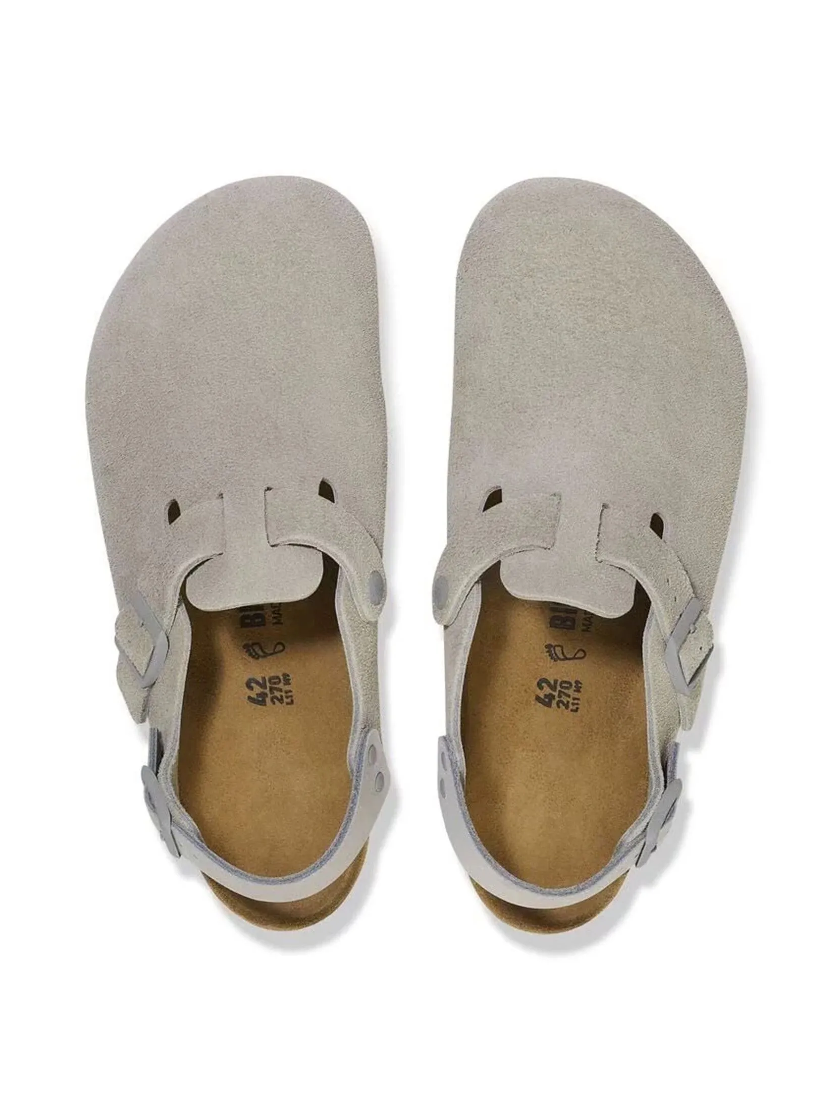 BIRKENSTOCK UNISEX SANDALS TOKIO SUEDE STONE COIN