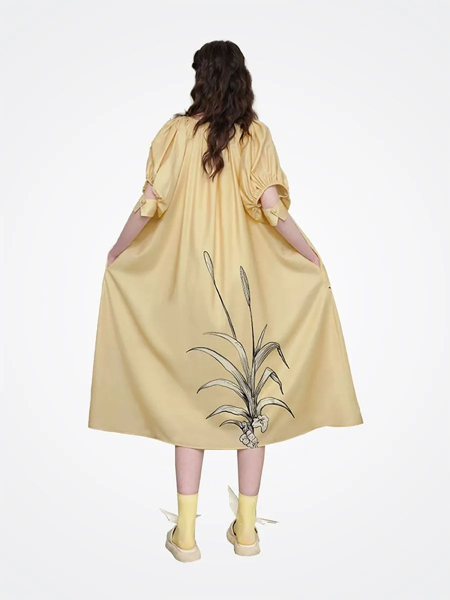 CAMOOONI Women Swan Song Dress Yellow