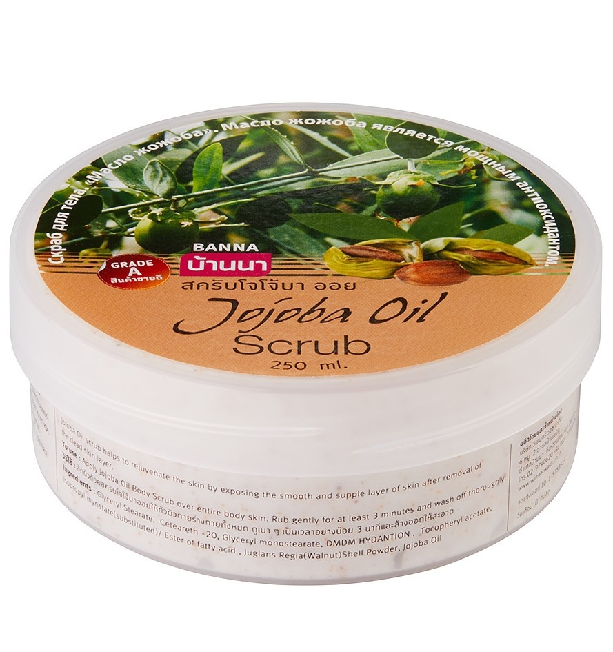 Омолаживающий cкраб для тела с жожоба Banna 250 мл