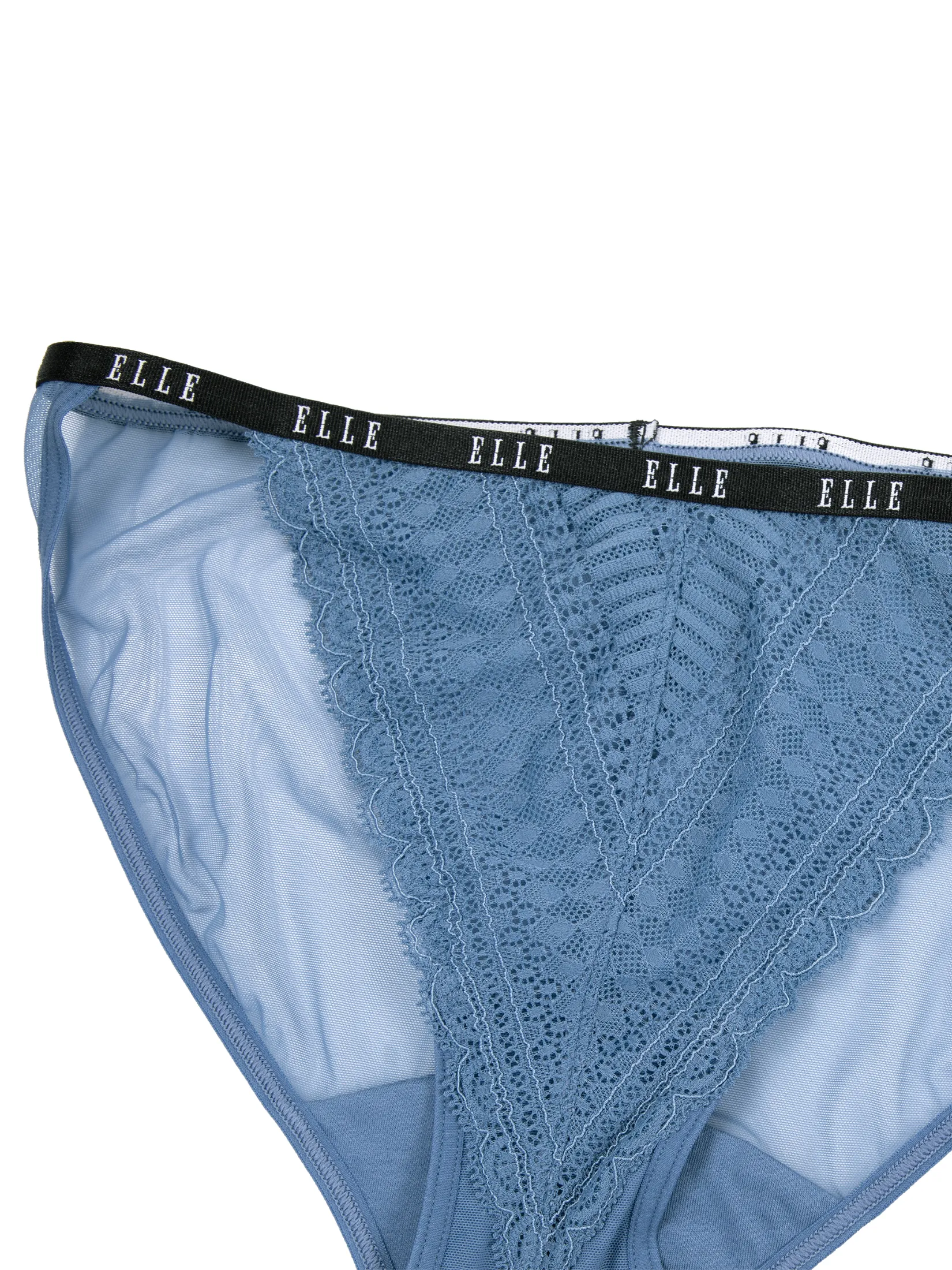ELLE LINGERIE Women's Sexy Lowrise Panties Model LU1936 - Blue