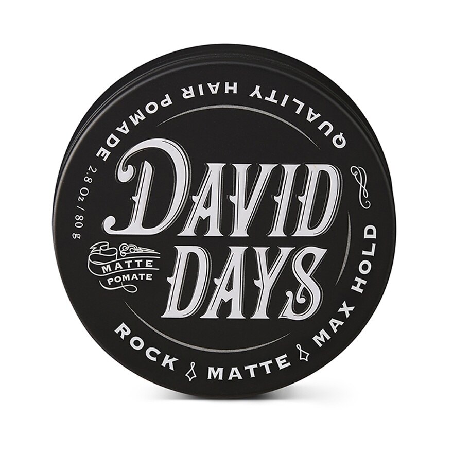 David Days Rock Matte Max Hold Pomade 80 G.