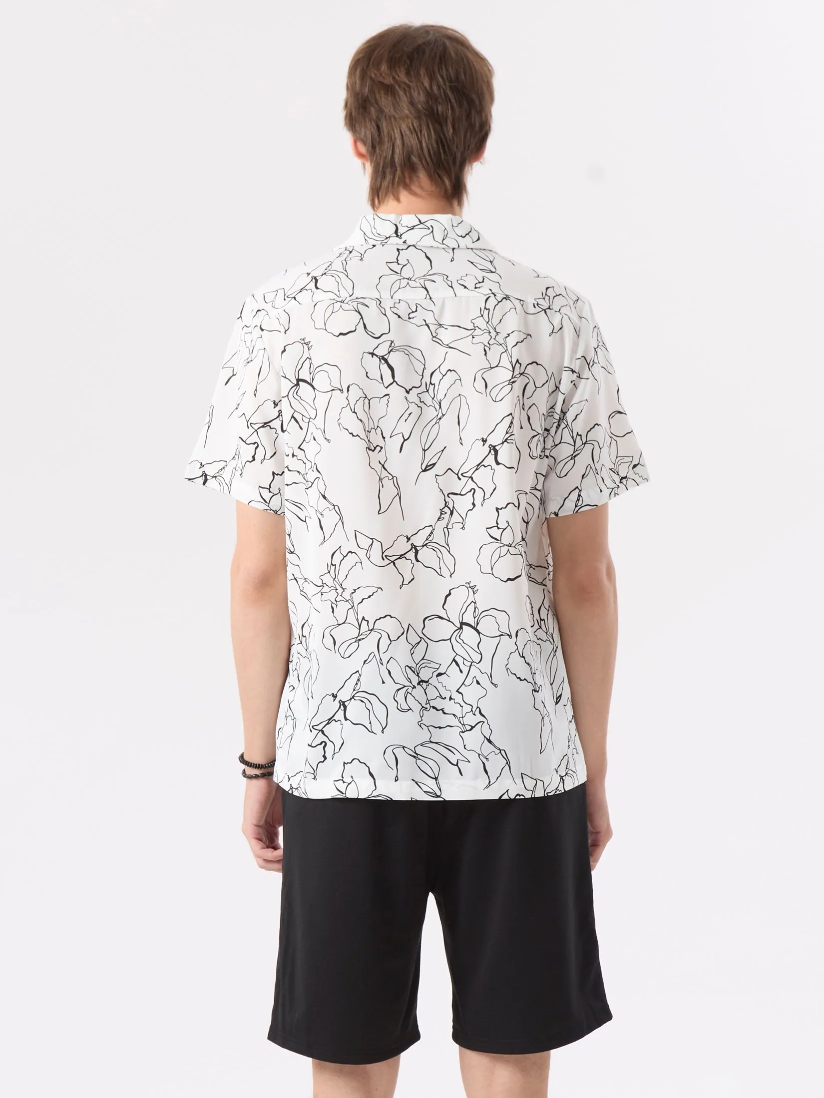 ESP Hawaiian Shirt Men White