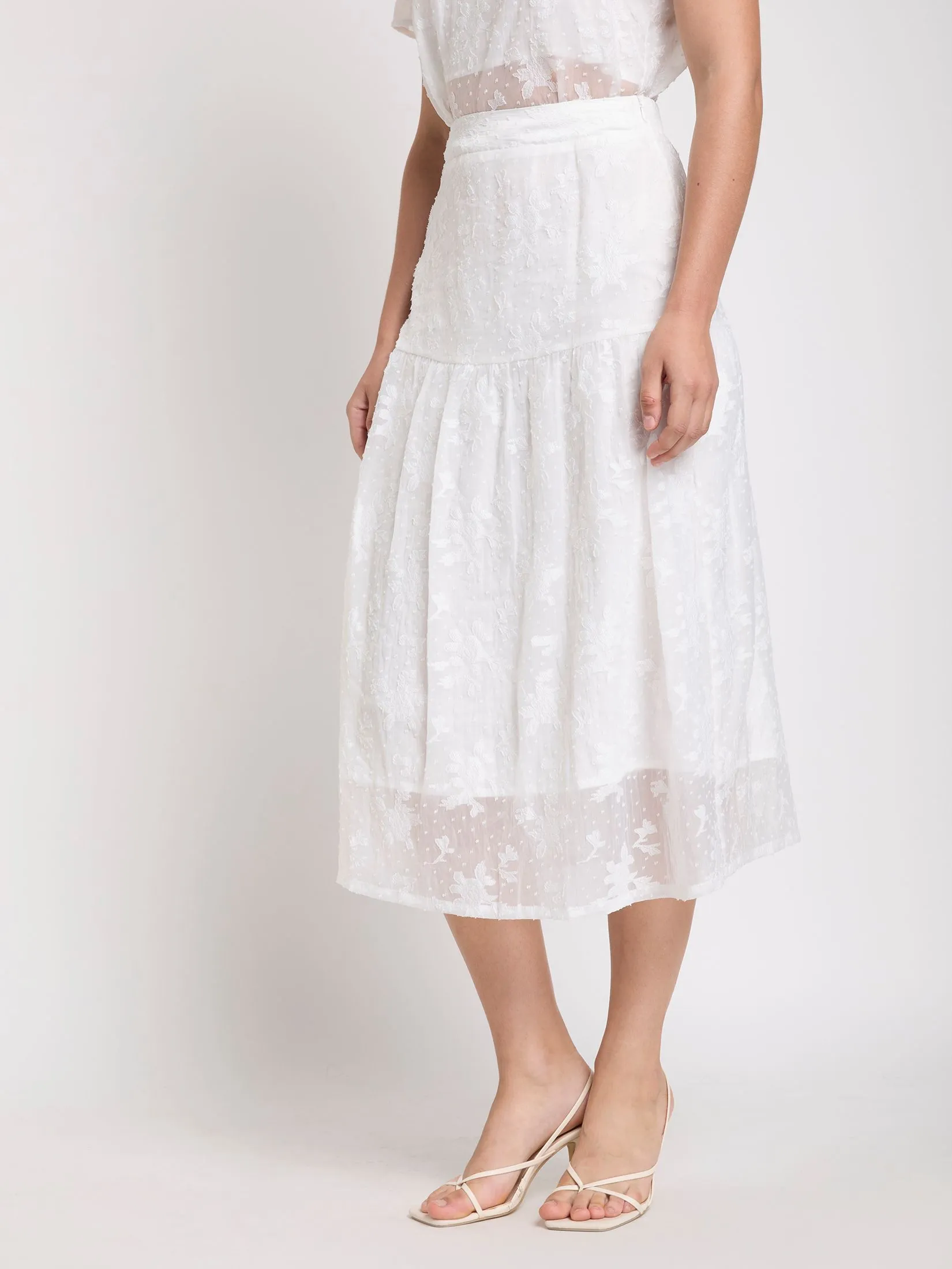 LOLITA Women Midi Skirt With Tier