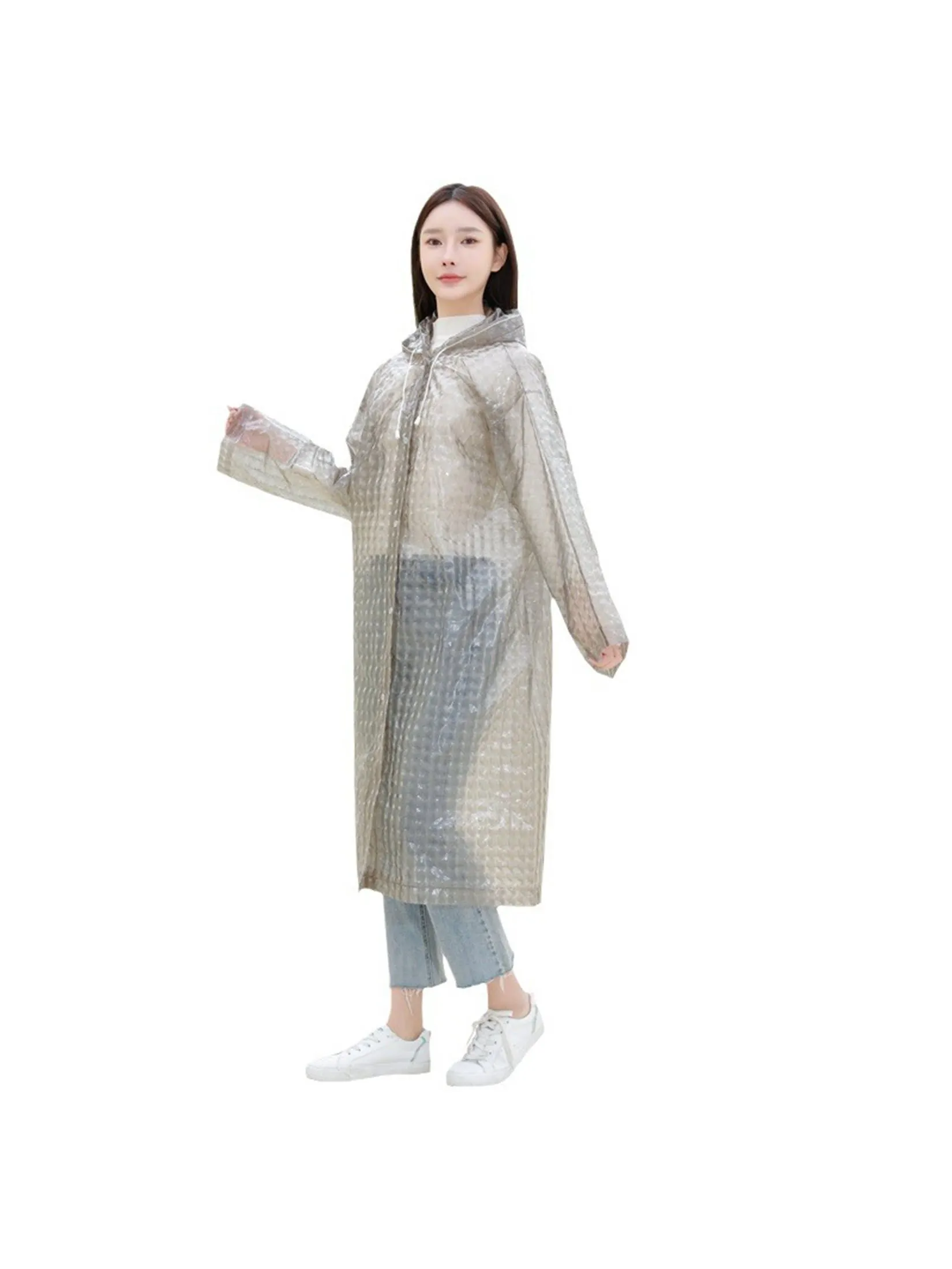 OTHERS Rain coats Crystal rainwear rain coats free size-White