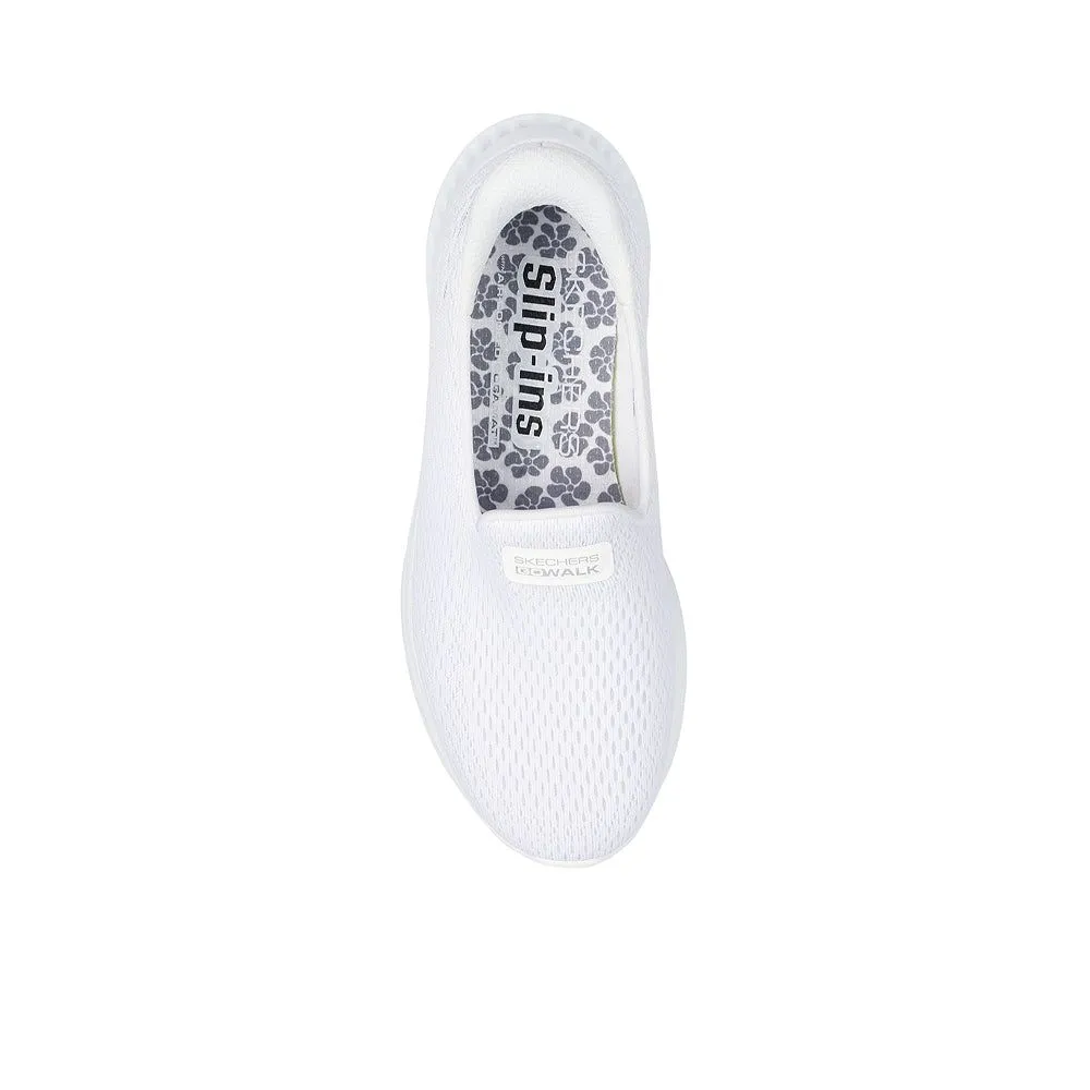 SKECHERS Women Training Shoes Slip-ins® GO WALK® Now - Ivy White - SK108SH699ELTH