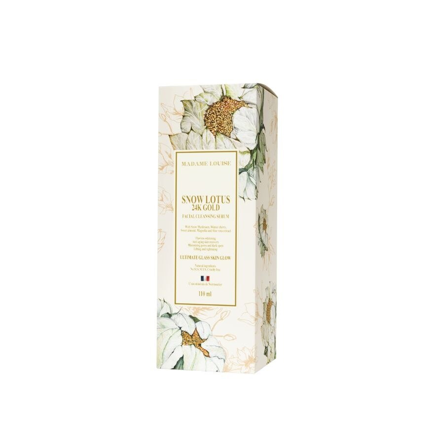 Madame Louise Snow Lotus 24K Gold Facial Cleansing Serum 110 ml.