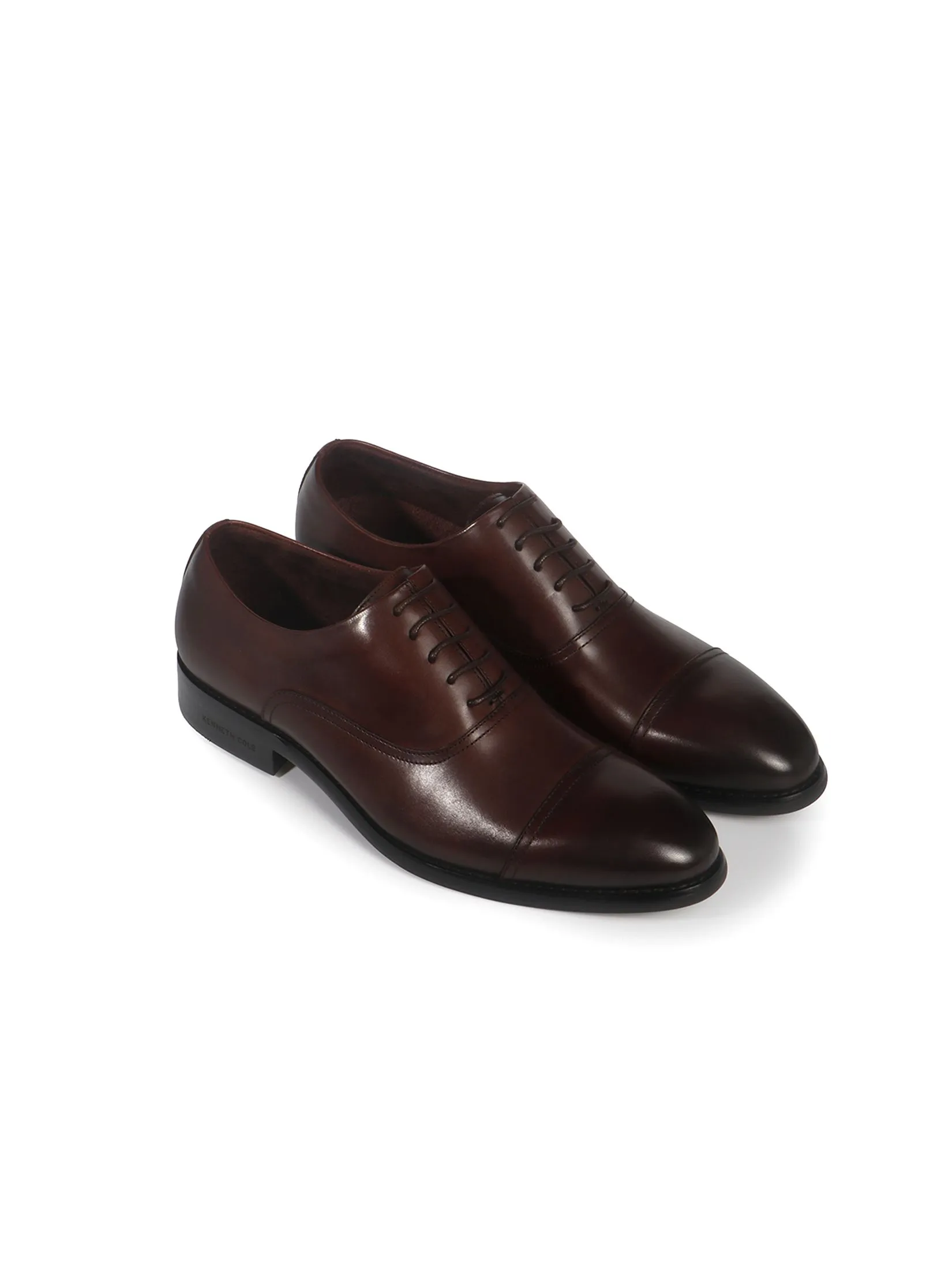 KENNETH COLE MEN DRESS SHOES EDWARD  /DARK BROWN