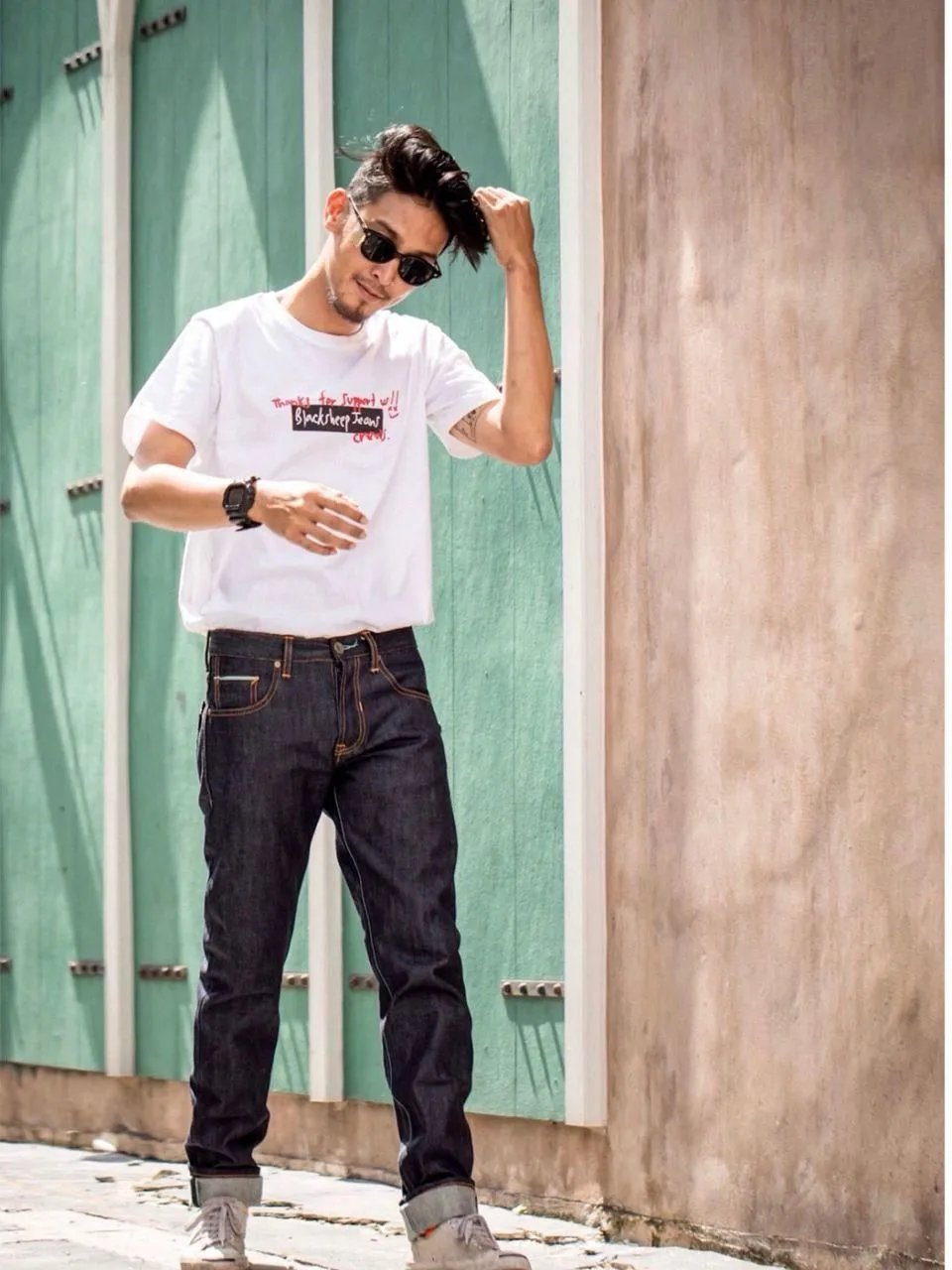 BLACK SHEEP JEANS Navy Blue Blacksheep Jeans : BSMSF-170401