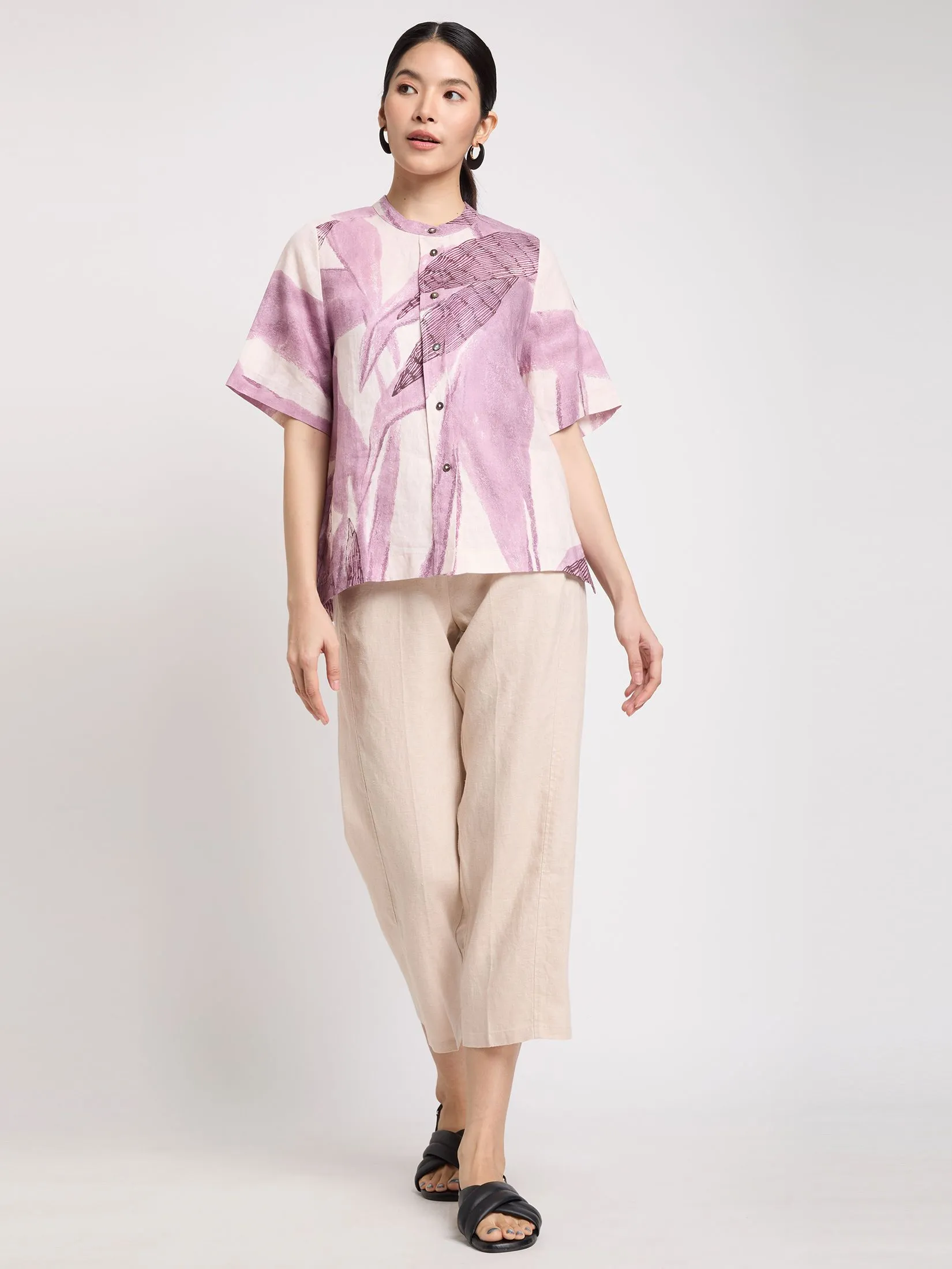 SIMPLICITY Women Blouse Short Sleeves Print