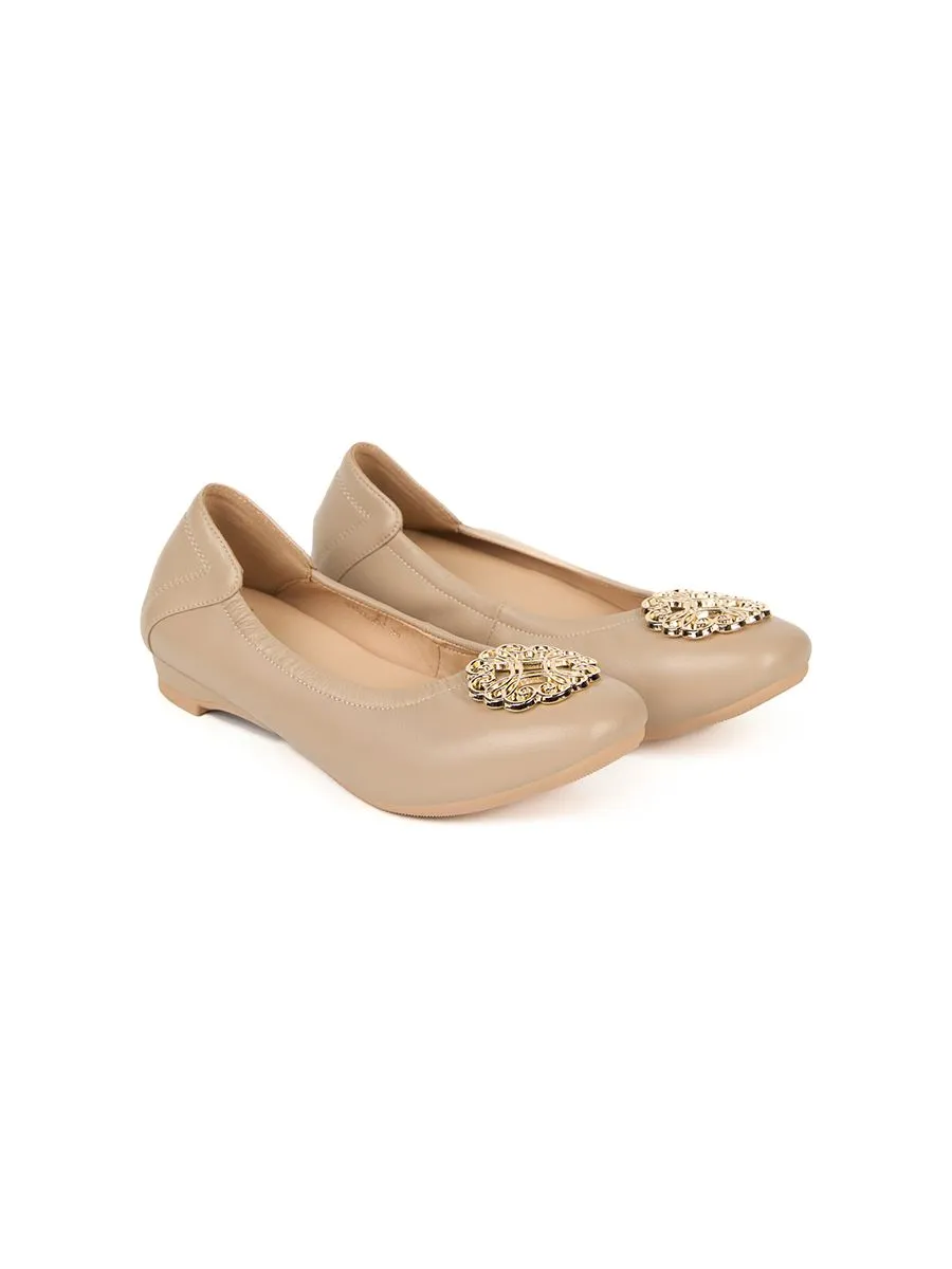 SHU WOMEN  SOFY SOFA 0.5" INFINITE HEART - NUDE