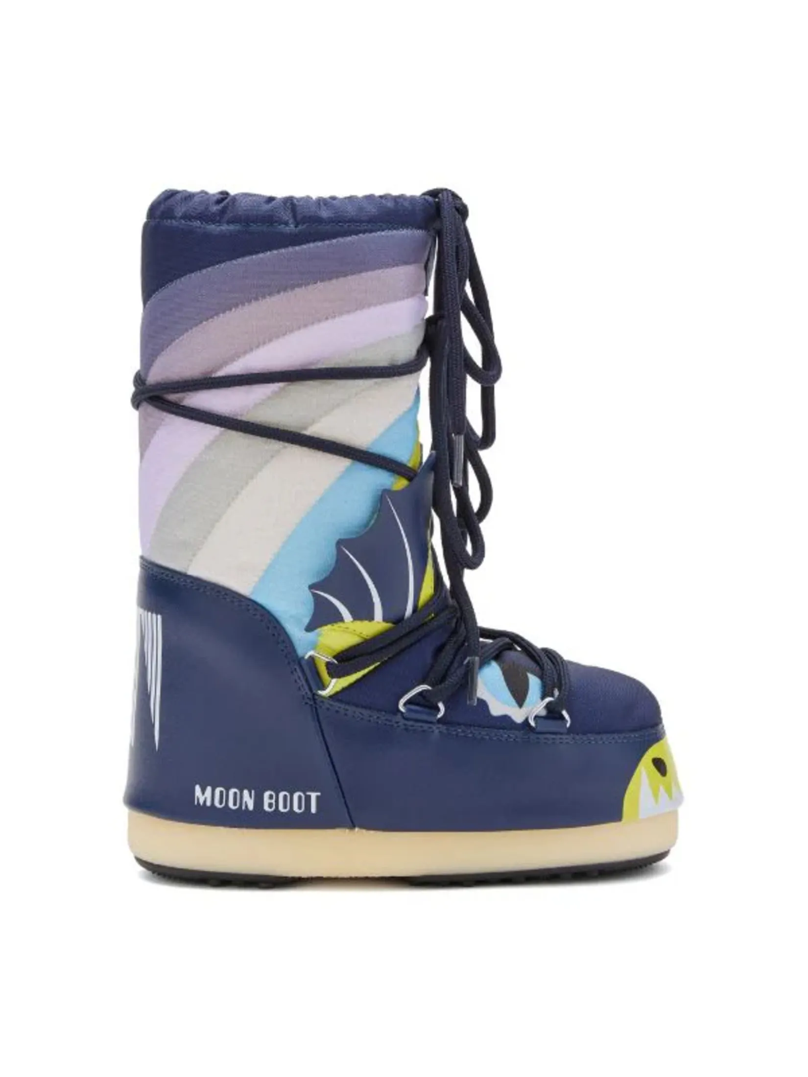 MOON BOOT BOOTS ICON DRAGON IN BLUE/MULTICOLOR