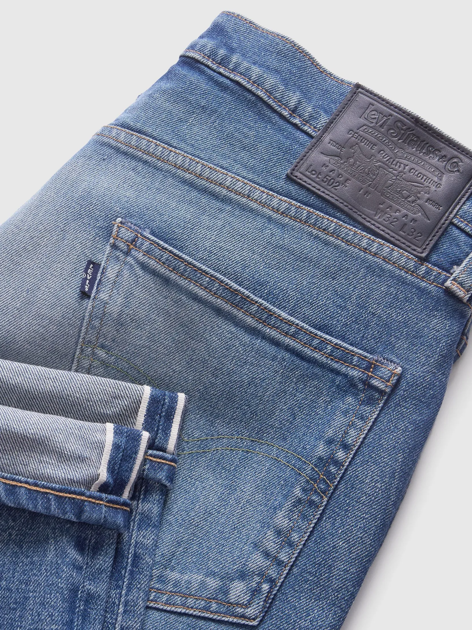 LEVI'S Blue Tab Men’s 502 Taper Jeans Blue