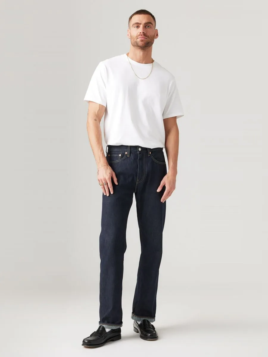 LEVI'S Men's 505™ Regular Selvedge Jeans Midnight Selvedge