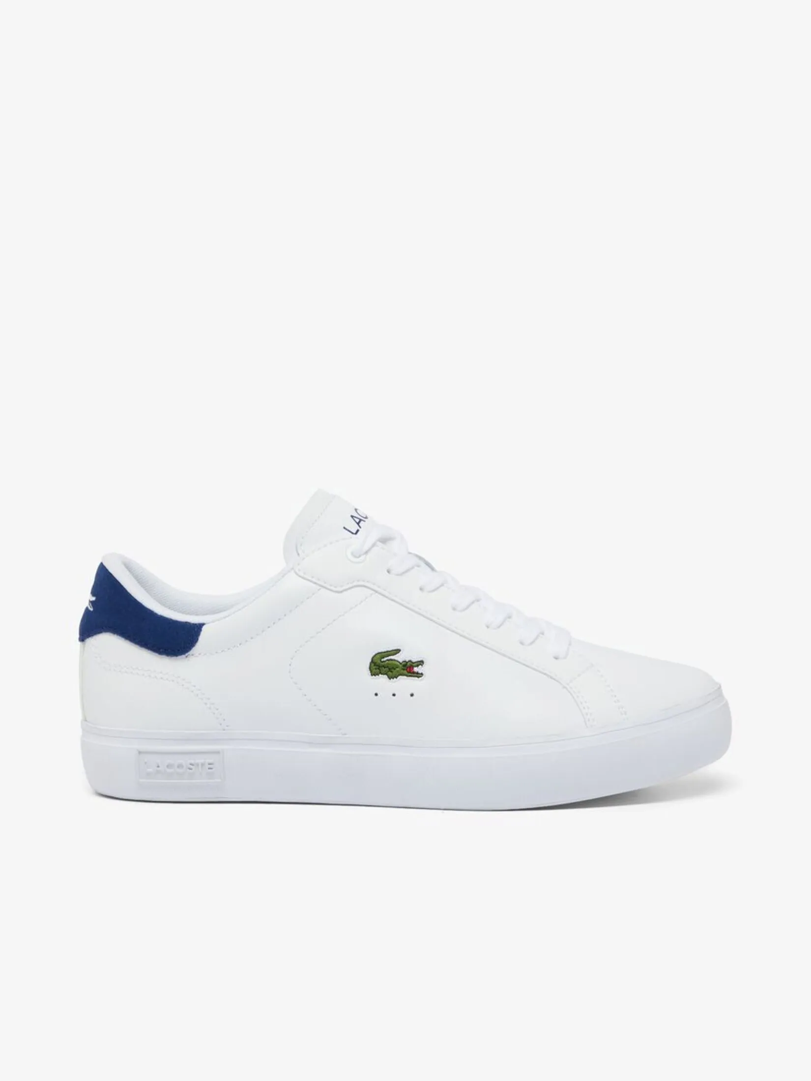 LACOSTE Men’s Powercourt Leather Sneakers White
