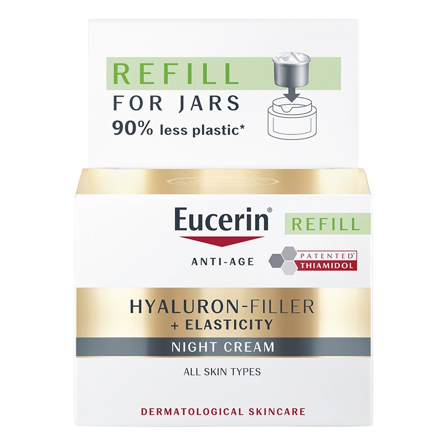 Eucerin Hyaluron Filler+Elasticity Night Cream Refill 50 ml.