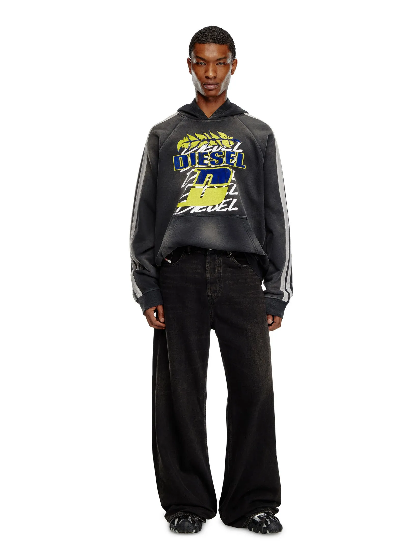 DIESEL Jeans Pants Men D-RISE L.30 TROUSERS Black