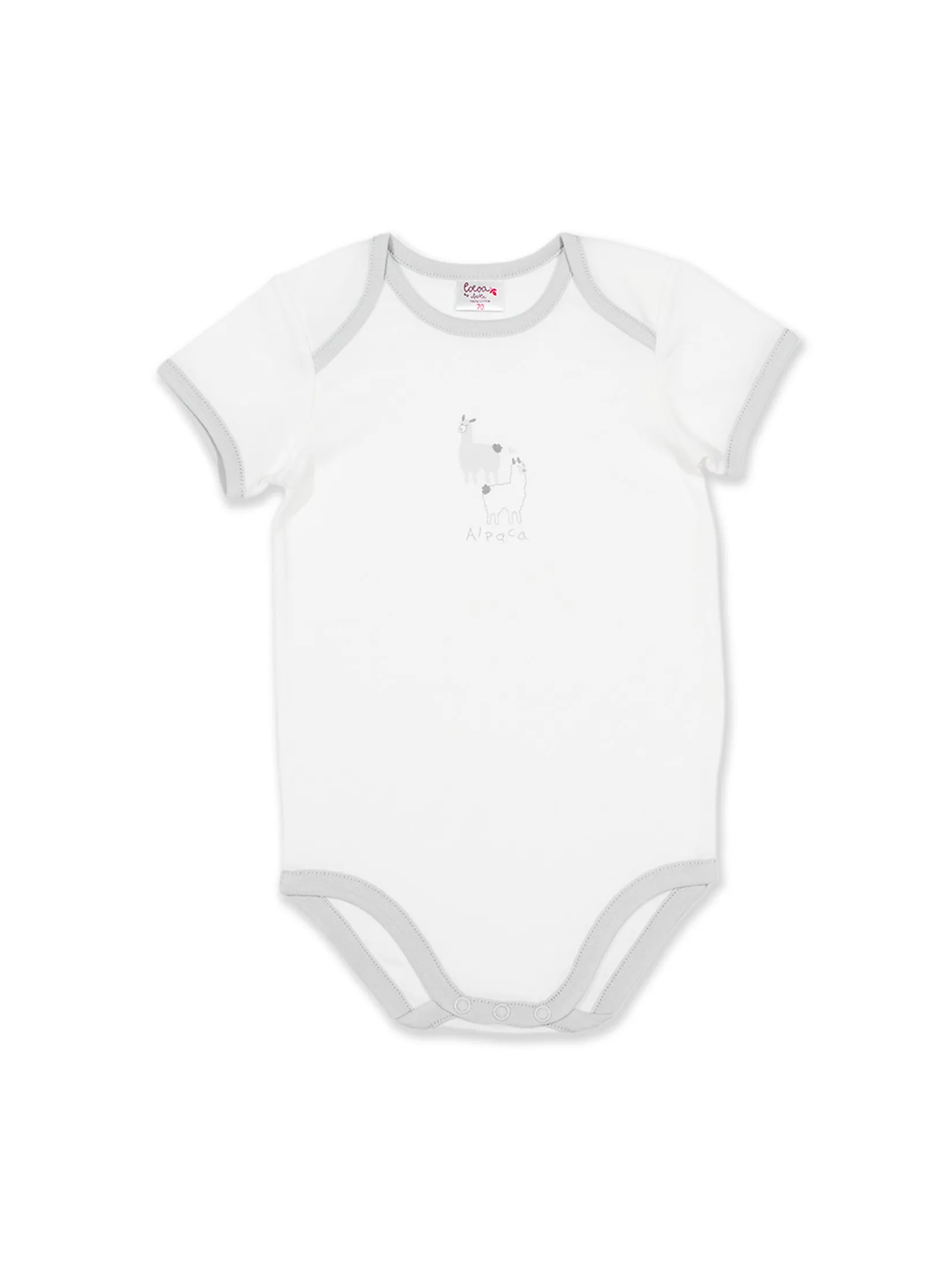 AUKA Gray,Short Bodysuit,Auka Cocoa Alpaca.