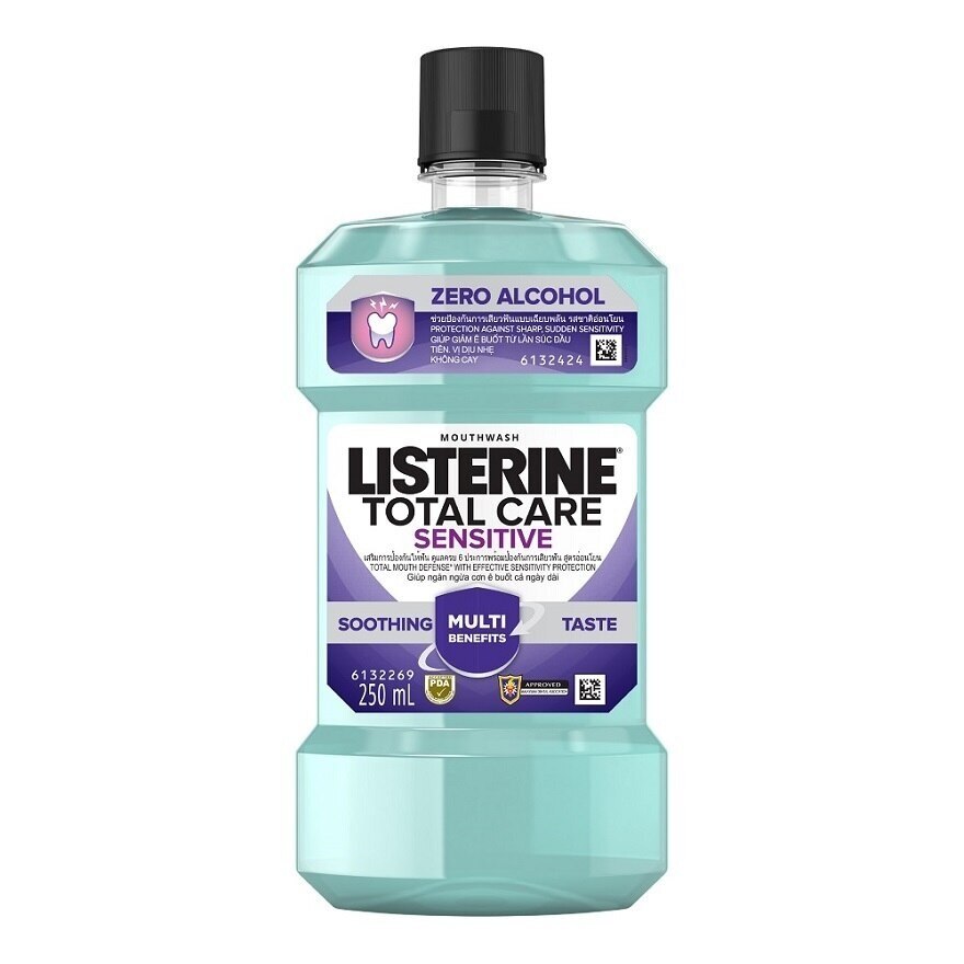 Listerine Mouthwash Total Care Sensitive Zero Alcohol 250 Ml.