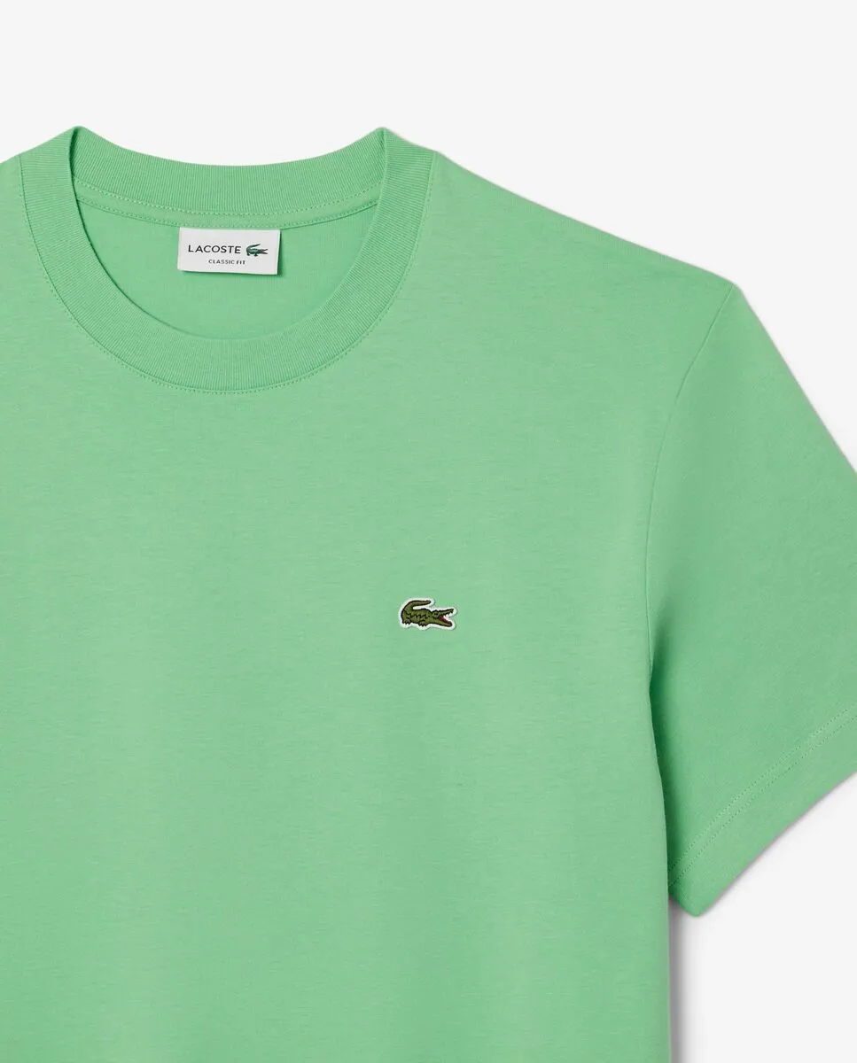 LACOSTE Cotton T-Shirt Green