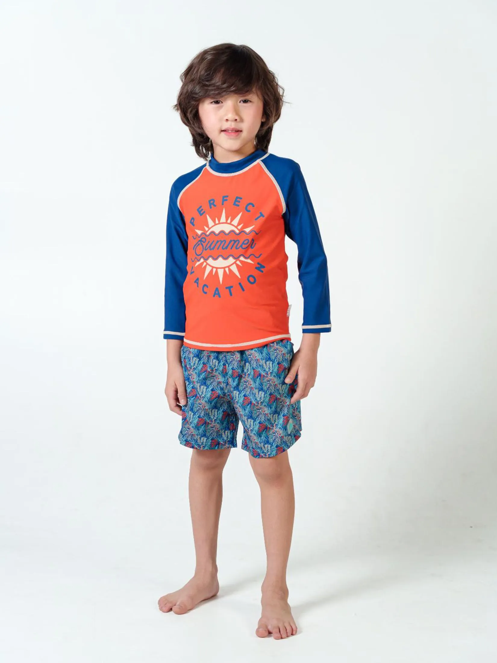 KEED Boy Beach Pants Reef Navy