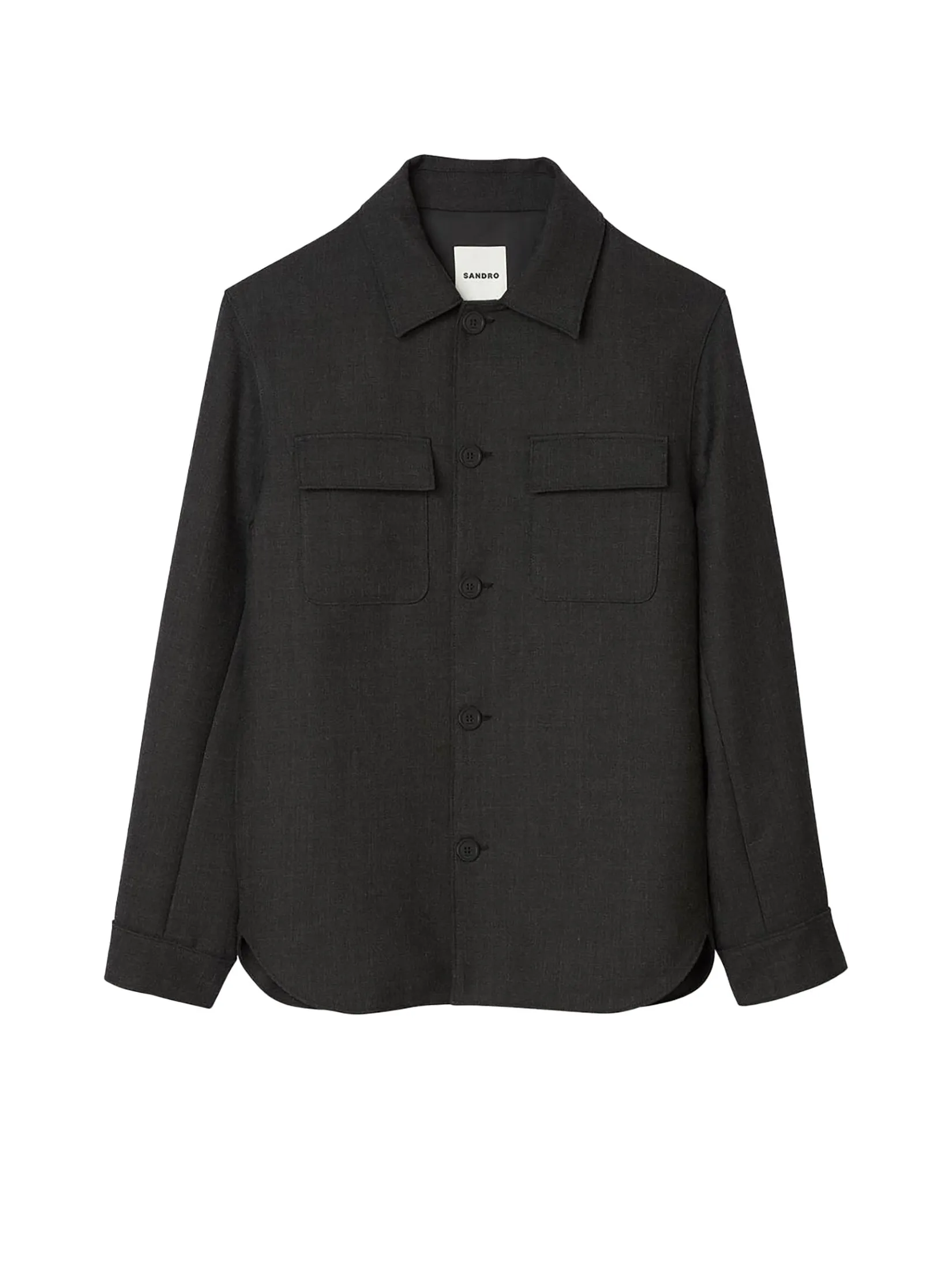 SANDRO Wool Overshirt