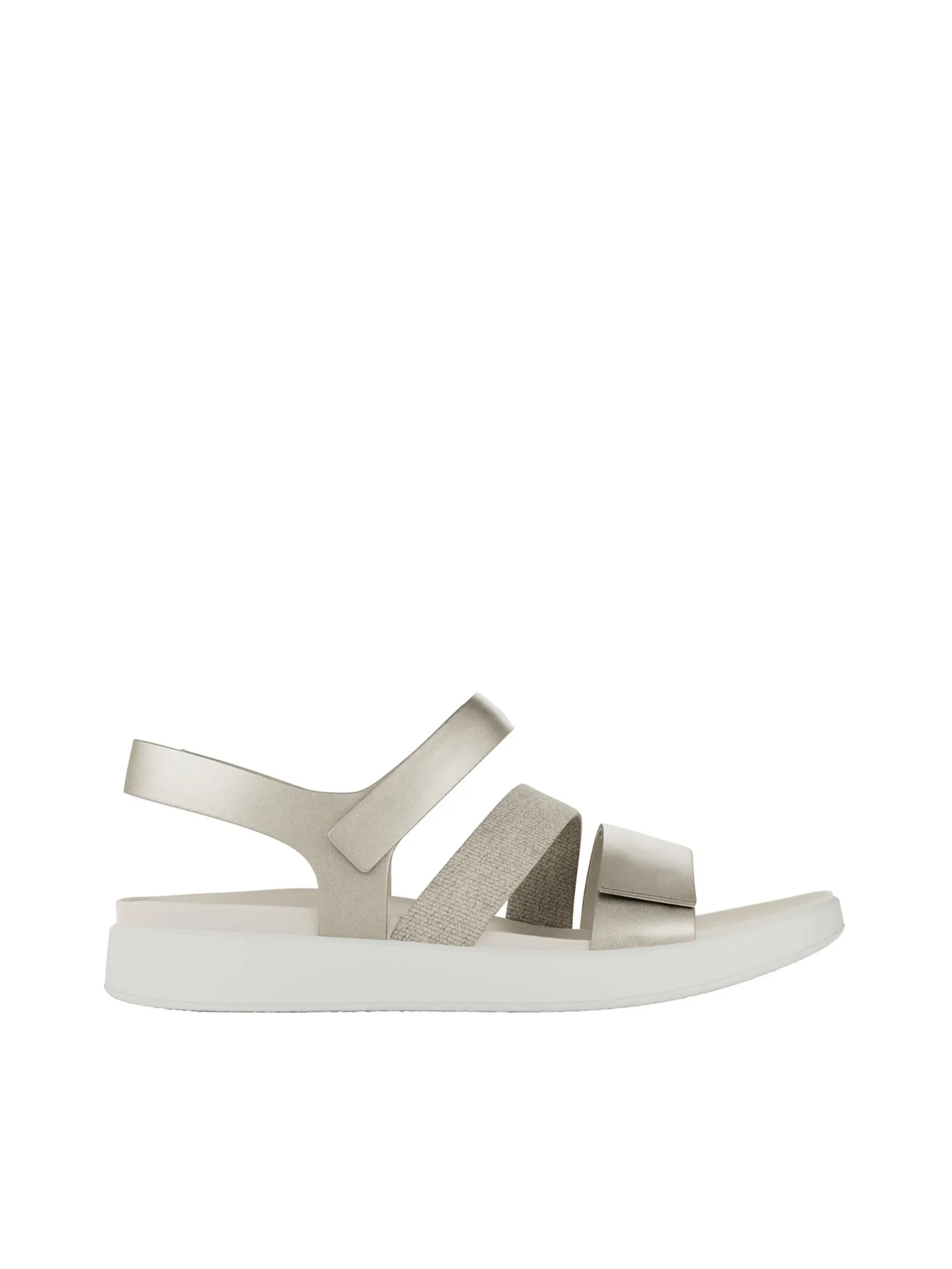 ECCO Women Sandals Flowt Pure White Gold