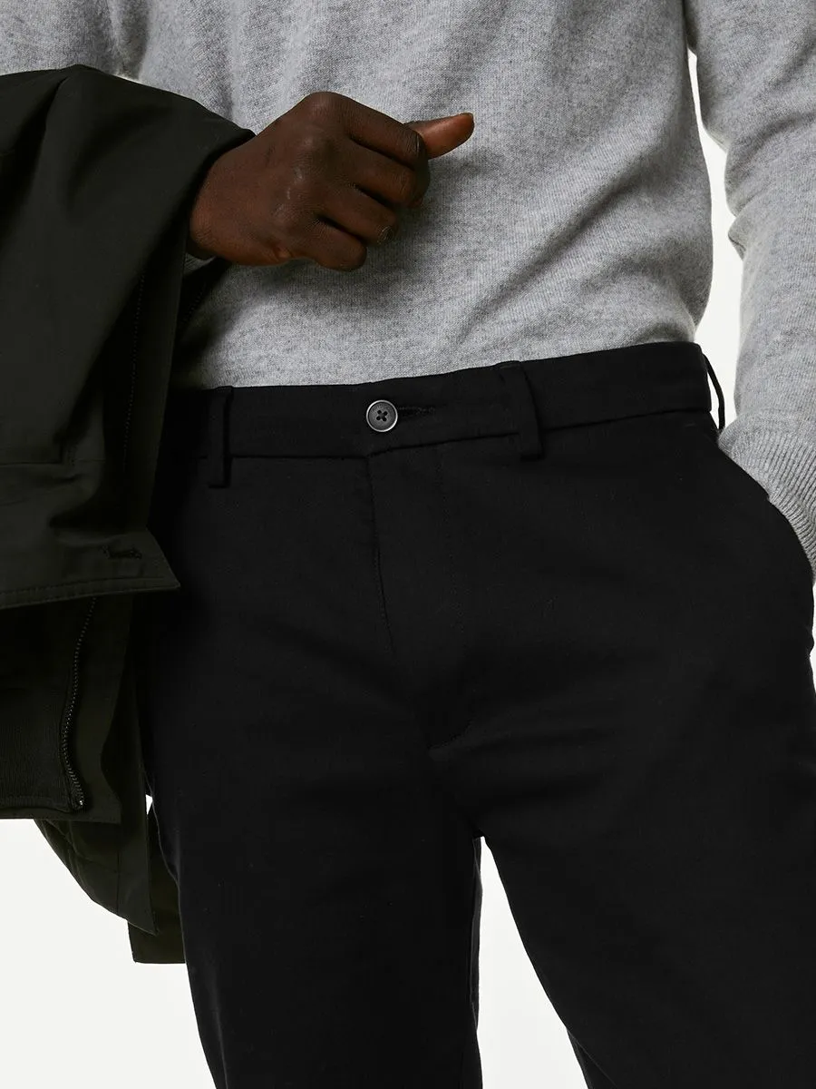 MARKS & SPENCER Men Chino Pants Slim Fit Italian Stretch