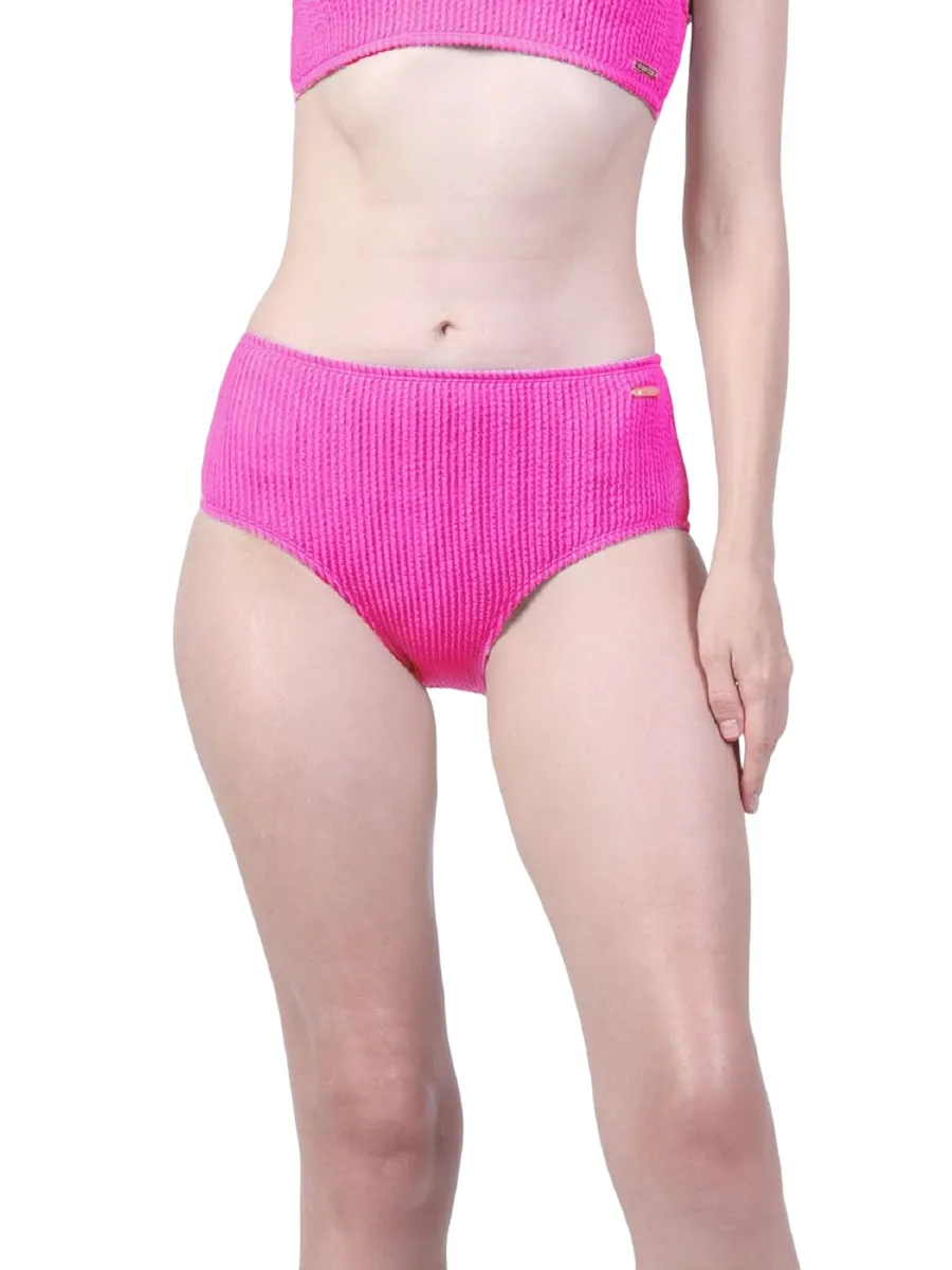 VANESSE Pink HIGH WAISTED BIKINI BOTTOM (029057)
