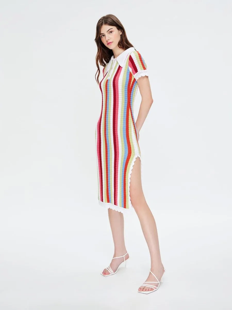 ASV (AW23) Penelope Women Knitted Dress Multicolor