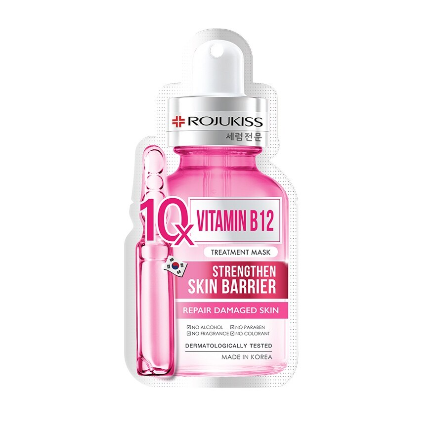 Rojukiss Treatment Mask Vitamin B12 10X 1'S - Pink