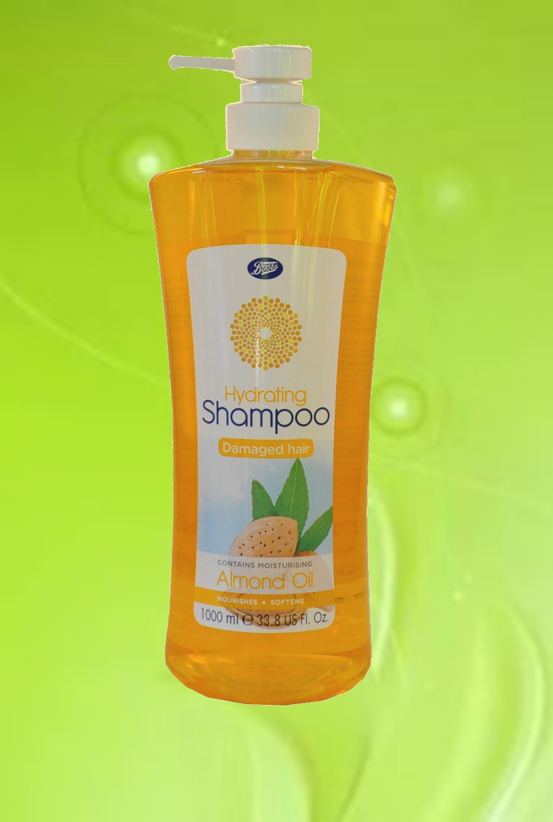 Шампунь с миндальным маслом для сухих волос Boots 1 л