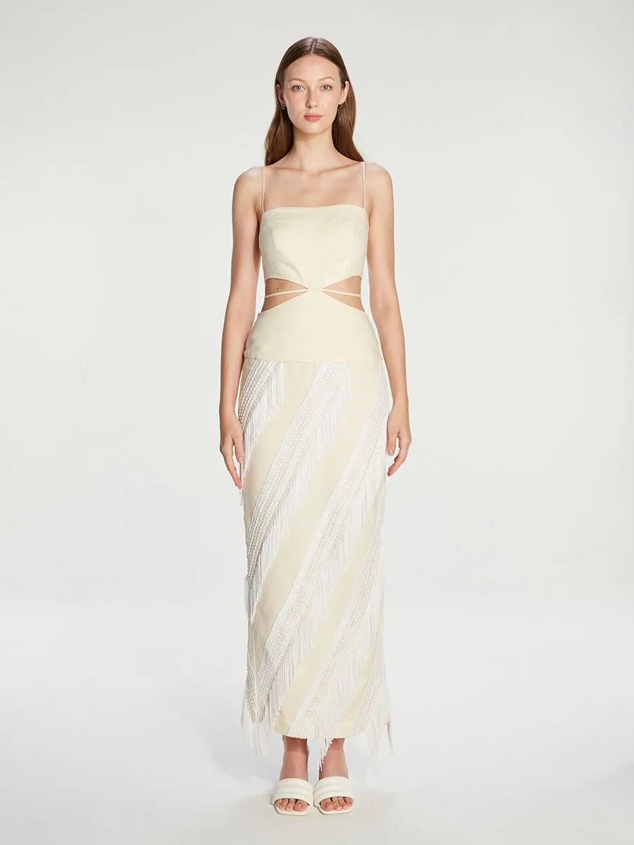 JANESUDA (SS23) Cream Dress