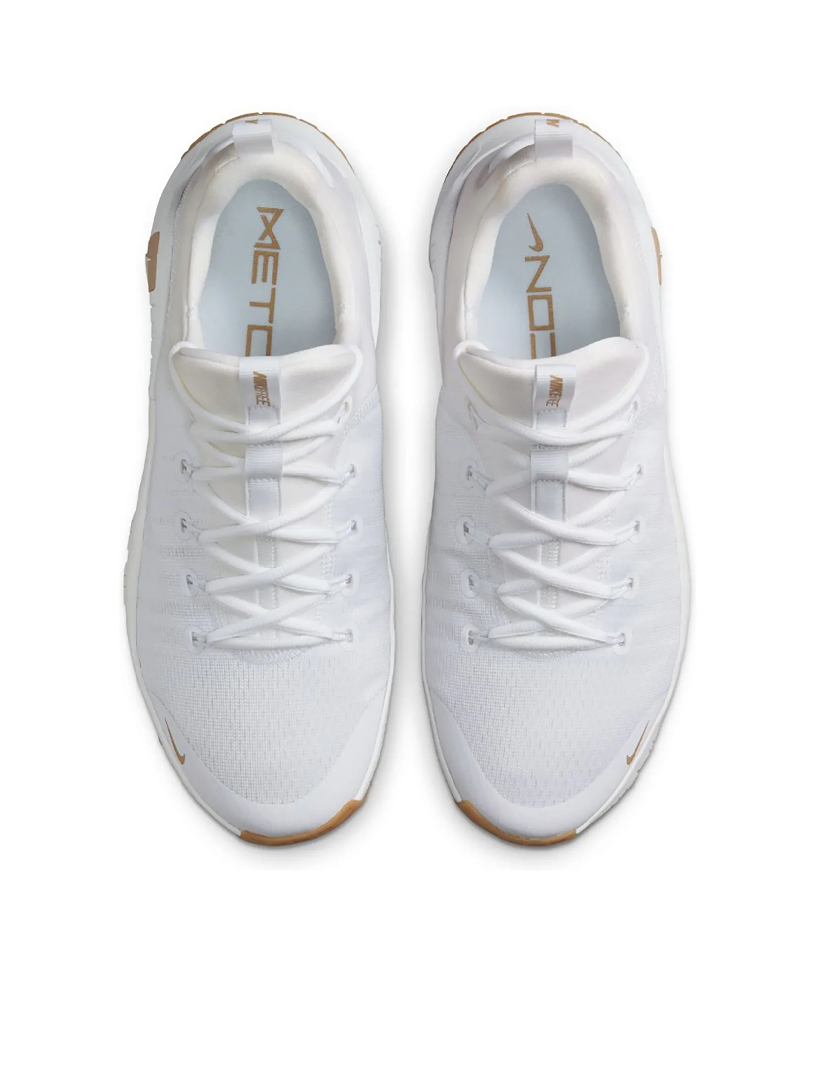 NIKE Men Workout Shoes Free Metcon 6 FJ7127-105 White/Hemp-Gum Light Brown