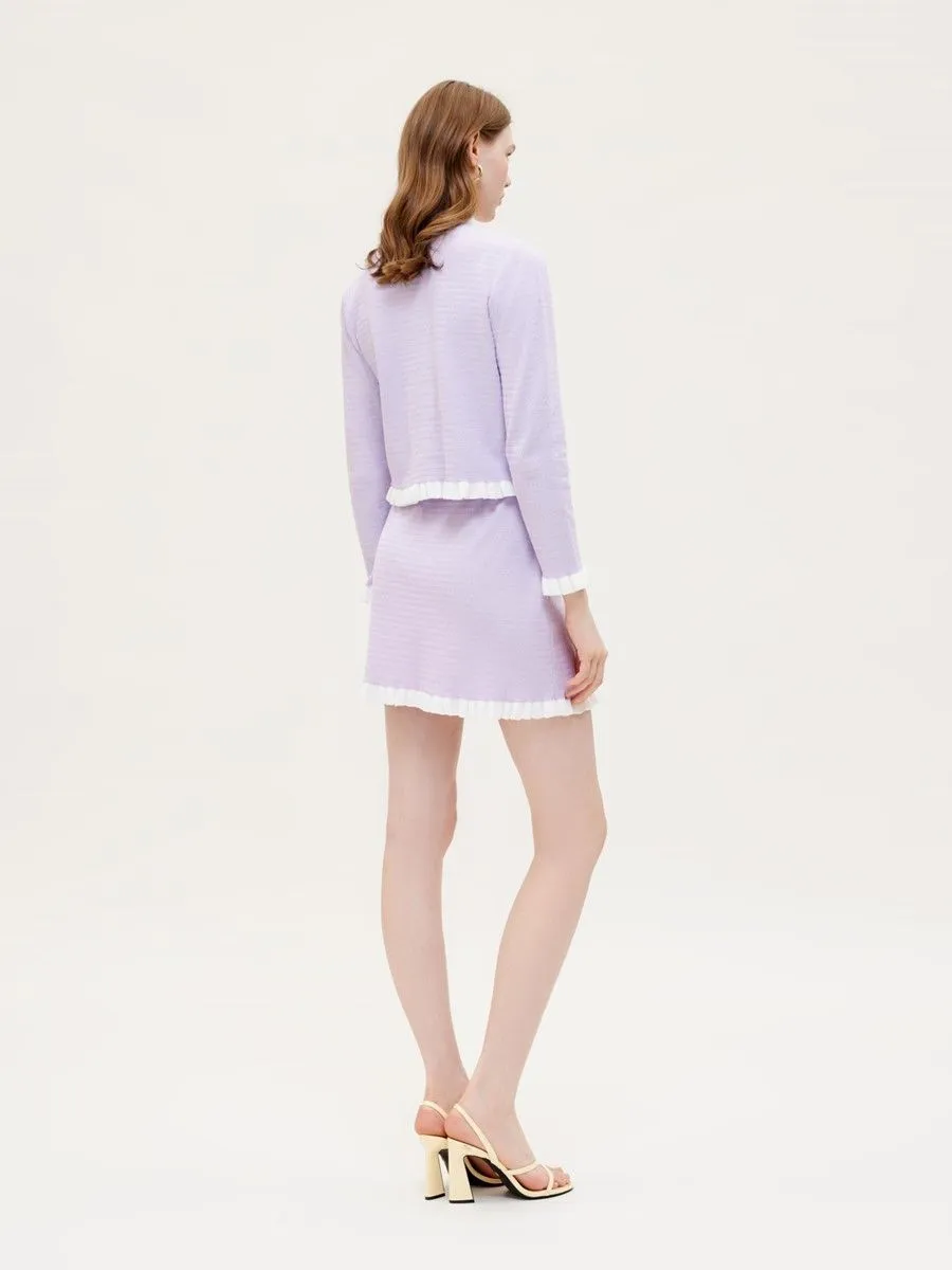 ASV (SS24) Valerie Knitted Women Skirt Lavender