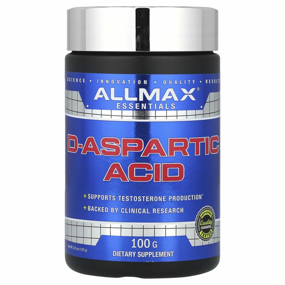ALLMAX Nutrition, D-аспарагиновая кислота, 100г