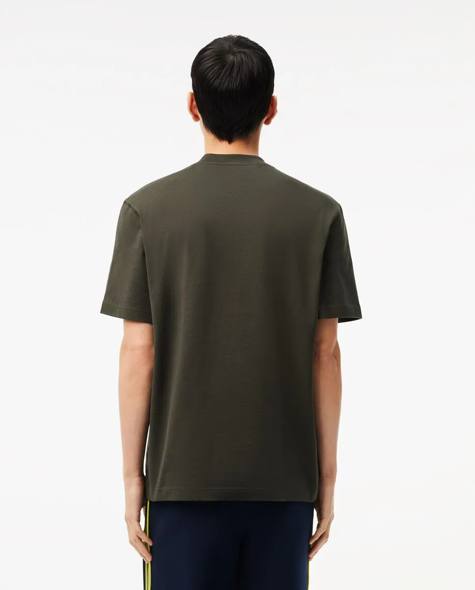 LACOSTE Heavy Cotton Graphic T-shirt Green