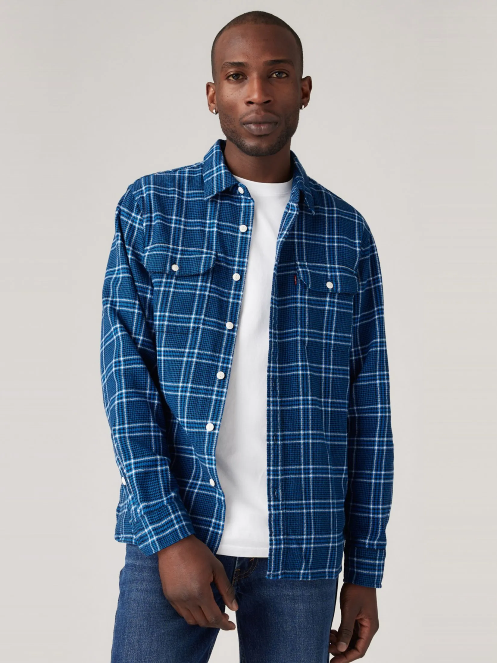 LEVI'S Men’s Jackson Worker Overshirt  Blue