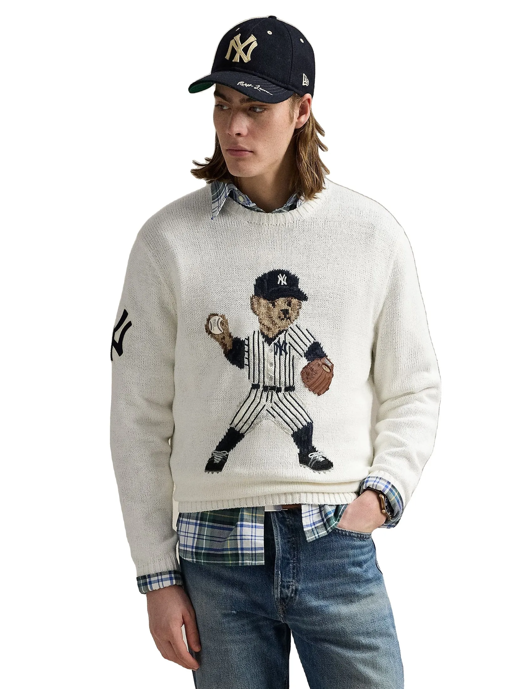 POLO RALPH LAUREN Ralph Lauren x MLB Pullover Men MNPOSWE16822259 White
