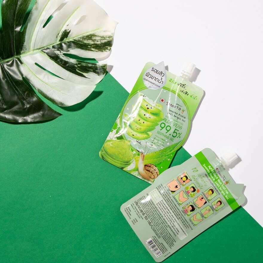 Smooto Aloe-E Snail Bright Gel 50g