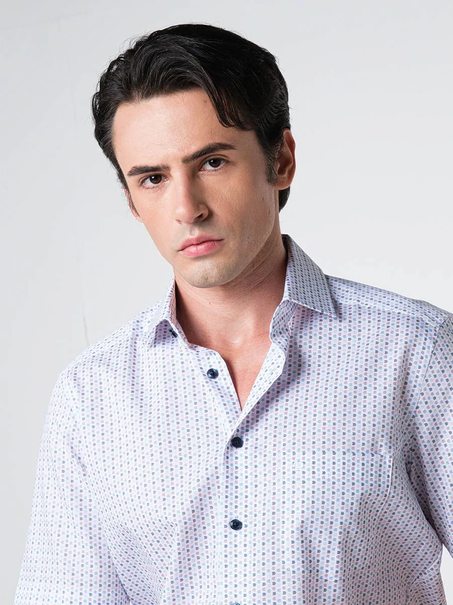 OLYMP MEN SHIRT SHORT SLEEVES CASUAL SHIRT MODERN FIT NON IRON