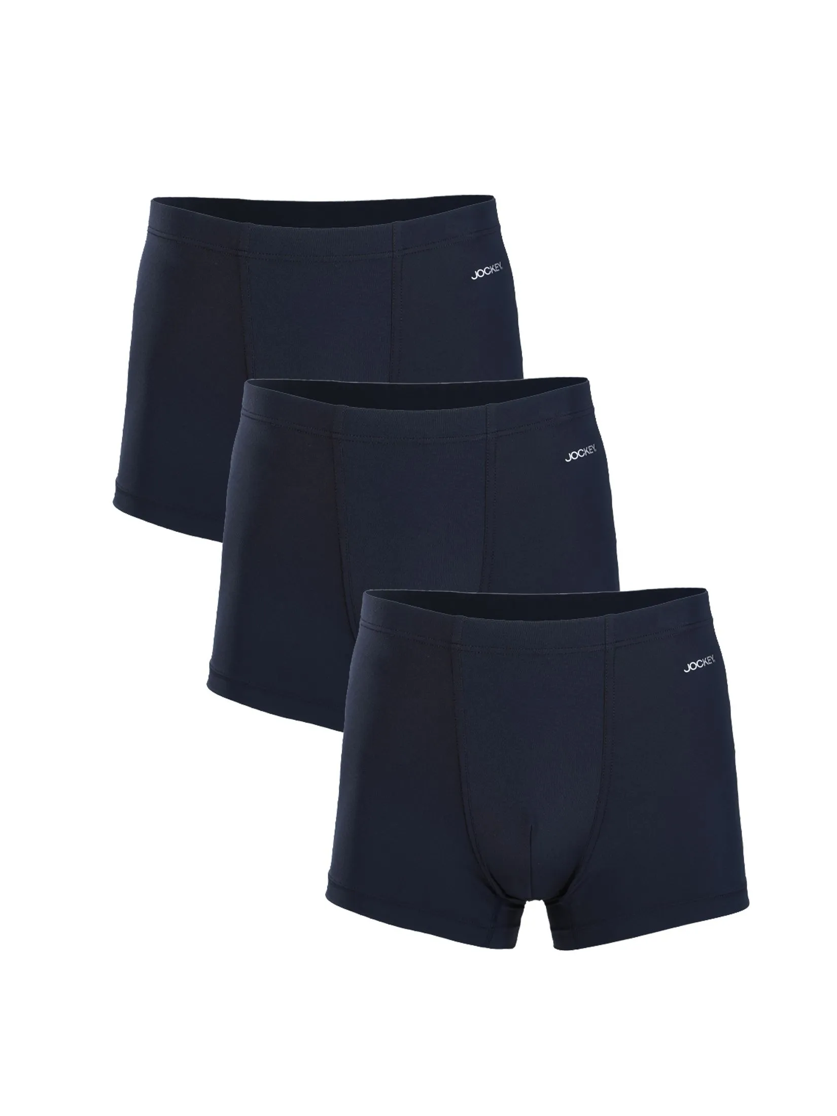 JOCKEY UNDERWEAR Men's VALUE PACK TRUNKS NAVY (Pack3)