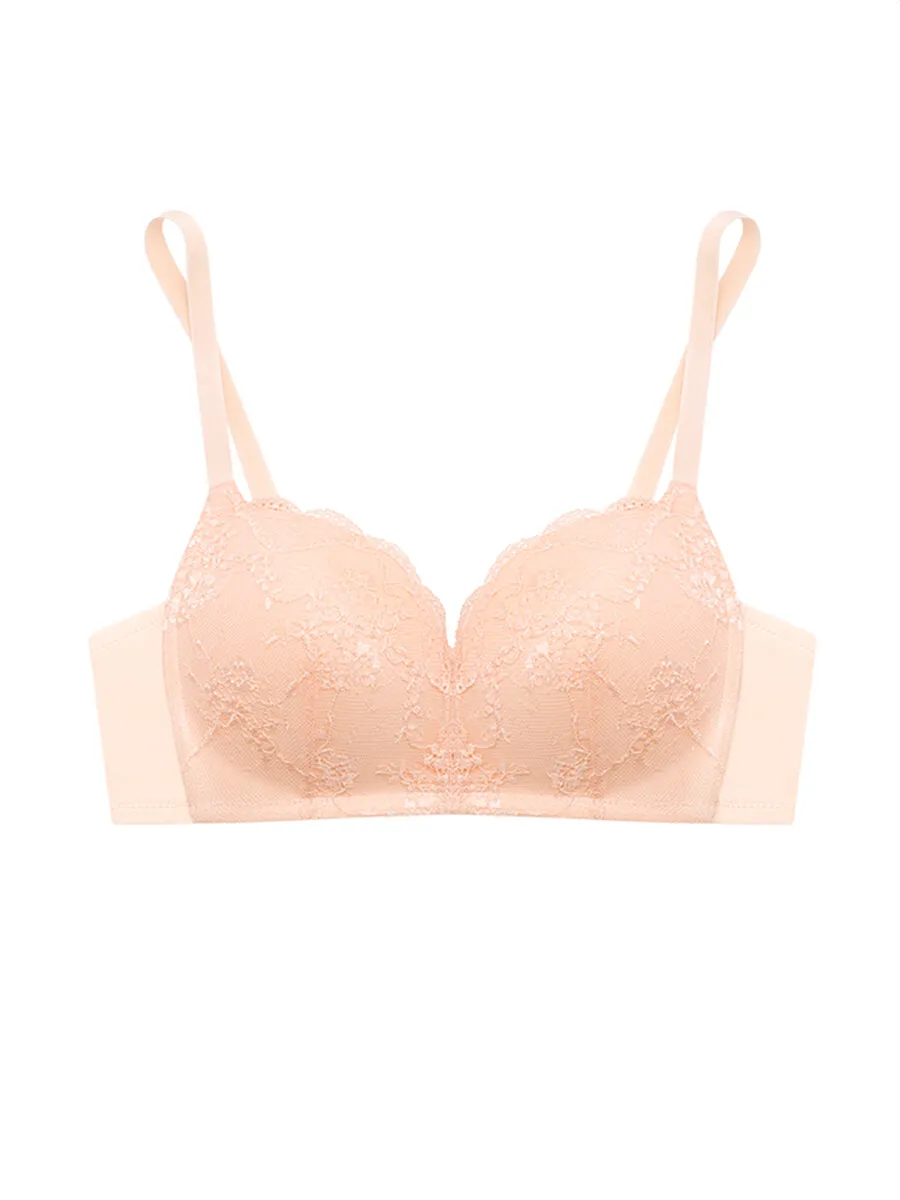 SABINA Modern V Woman Wireless Bra - Light Orange