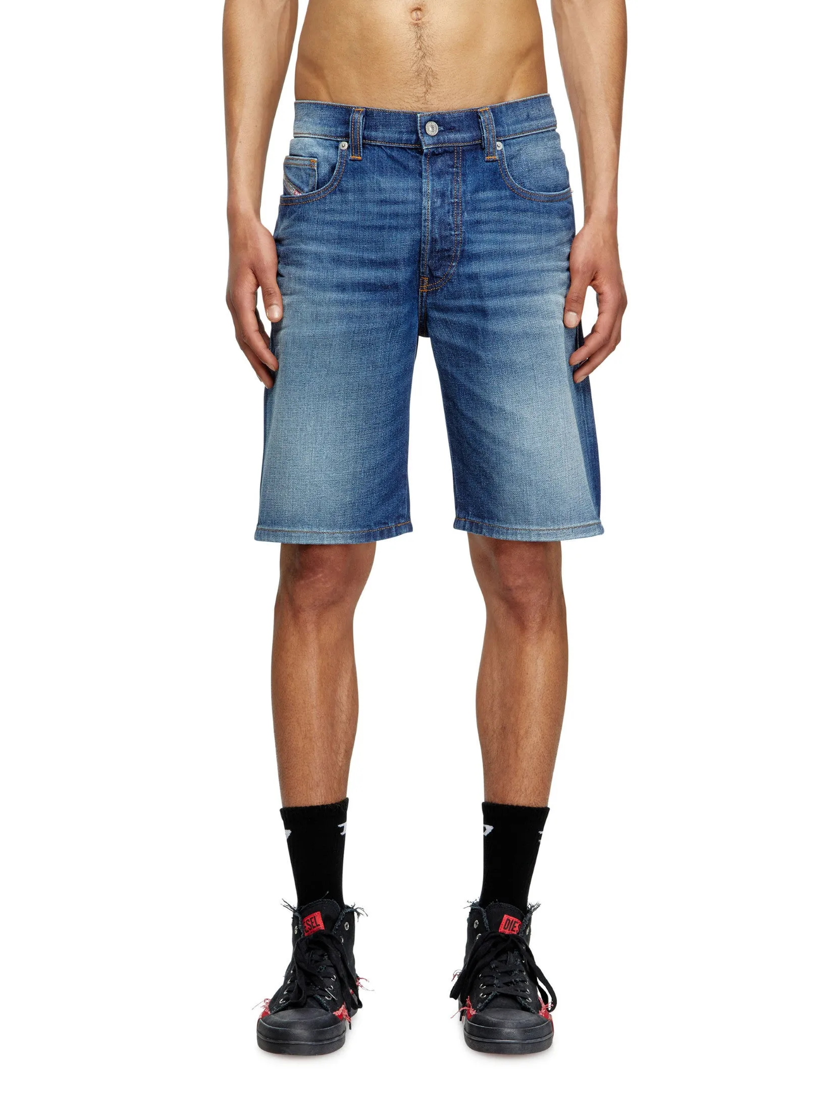 DIESEL Jeans Shorts Men REGULAR-SHORT SHORTS Blue