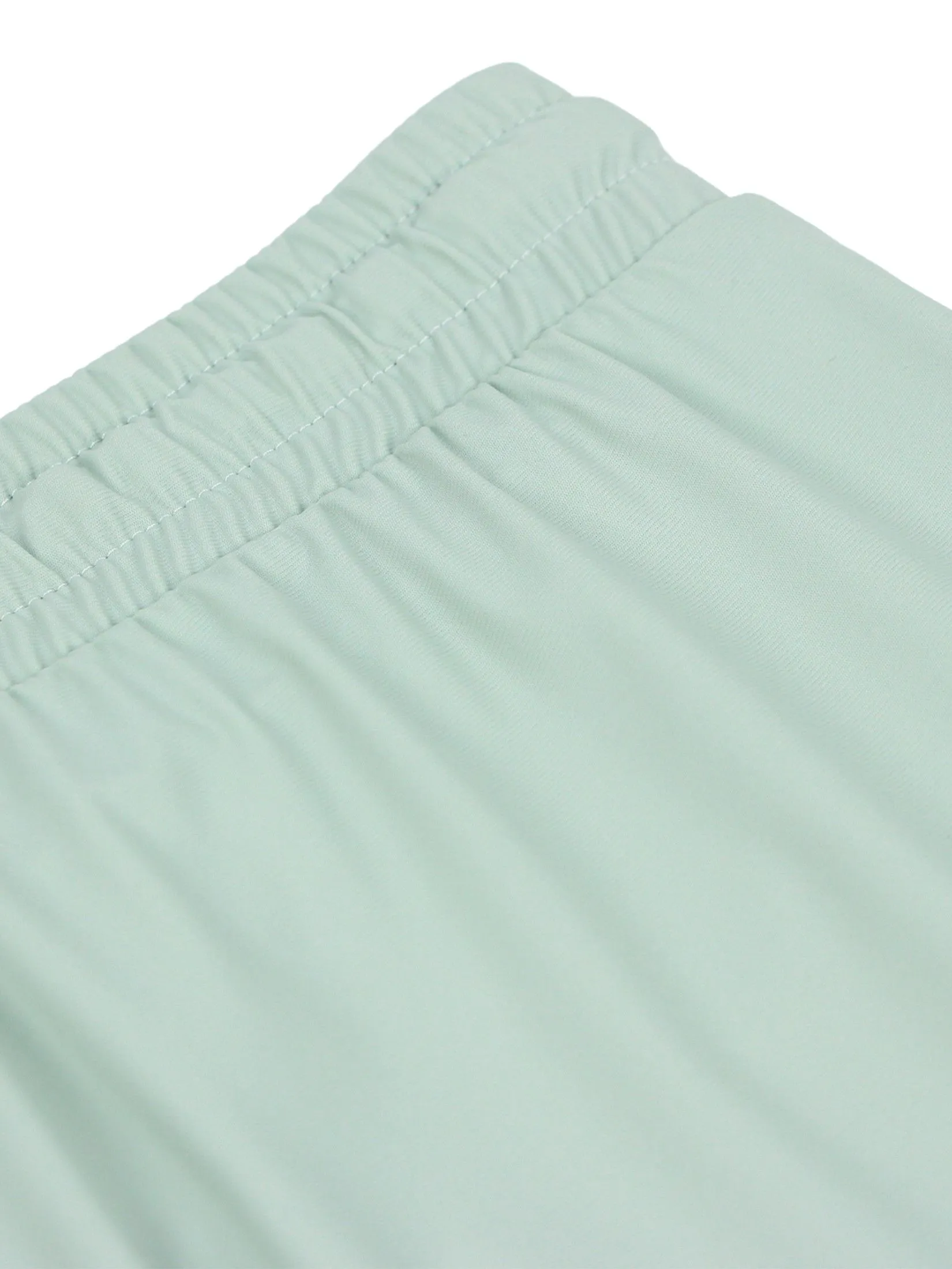 GIORDANO Men's Regular Ice Cool Shorts (G-Motion) Aqua Gray green