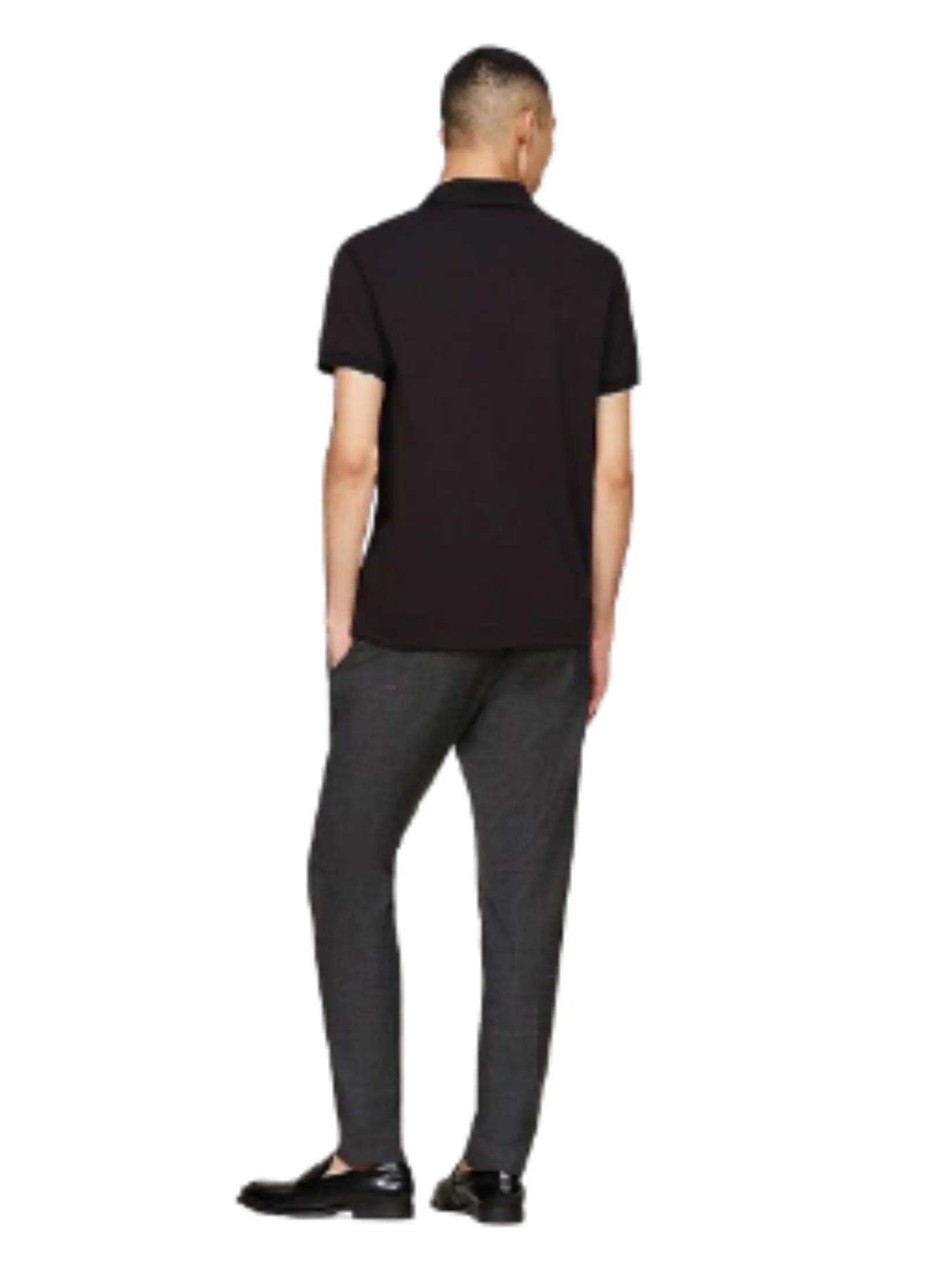 TOMMY HILFIGER MEN POLO BLACK