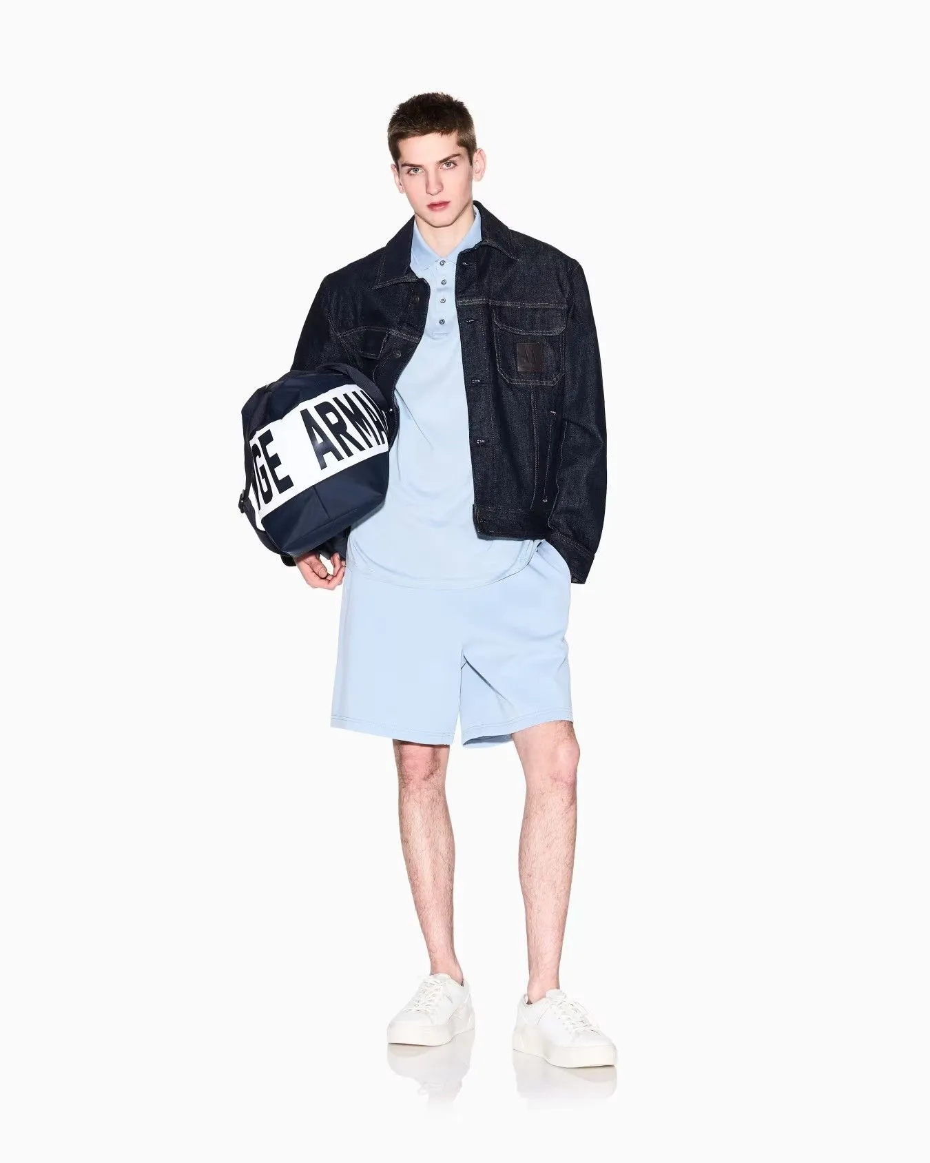 ARMANI EXCHANGE POLO Men 8NZF80-Z8H4Z-U9287 Blue