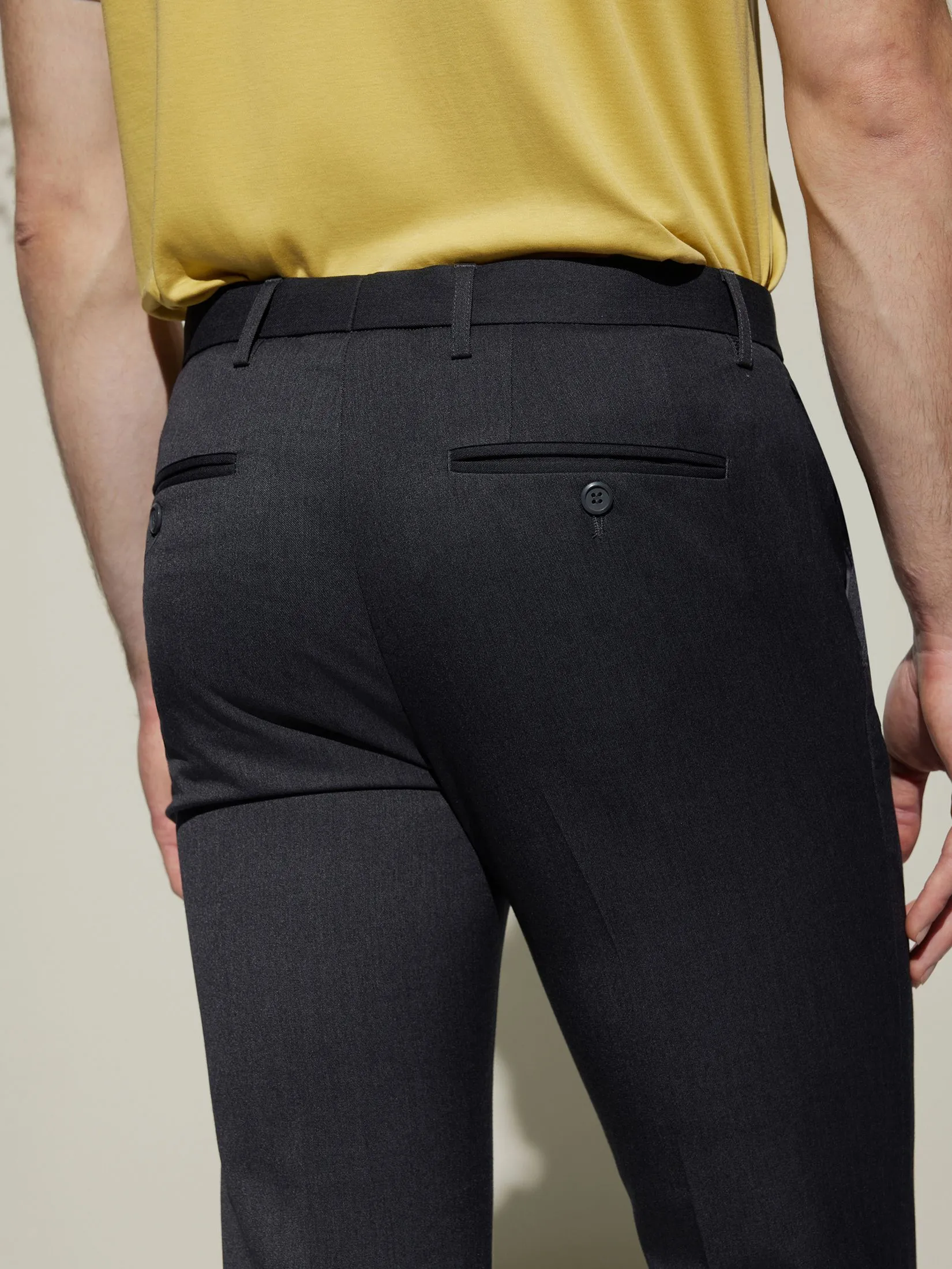 G2000 Men Clothing 3M Sweat -Wicking Suit Pants  Slim Fit - 5115354397 - Dark Grey