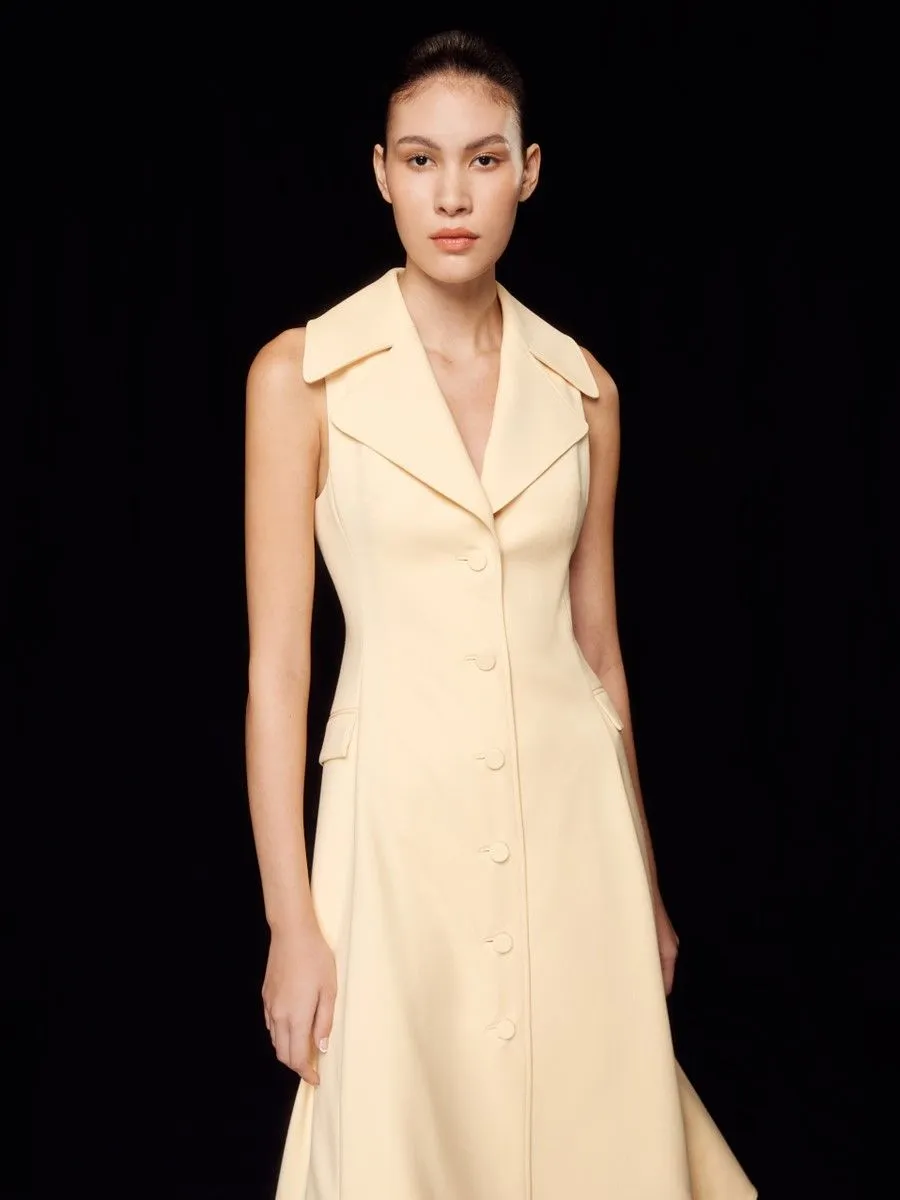 ASAVA (SS24) Danica Women Sleeveless Dress Beige