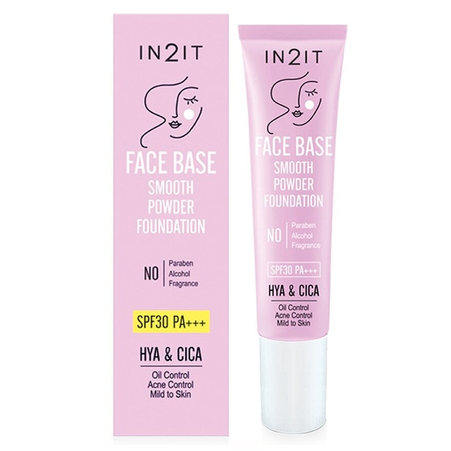 In2it Hya&Cica Base Foundation 301 Warm - Warm